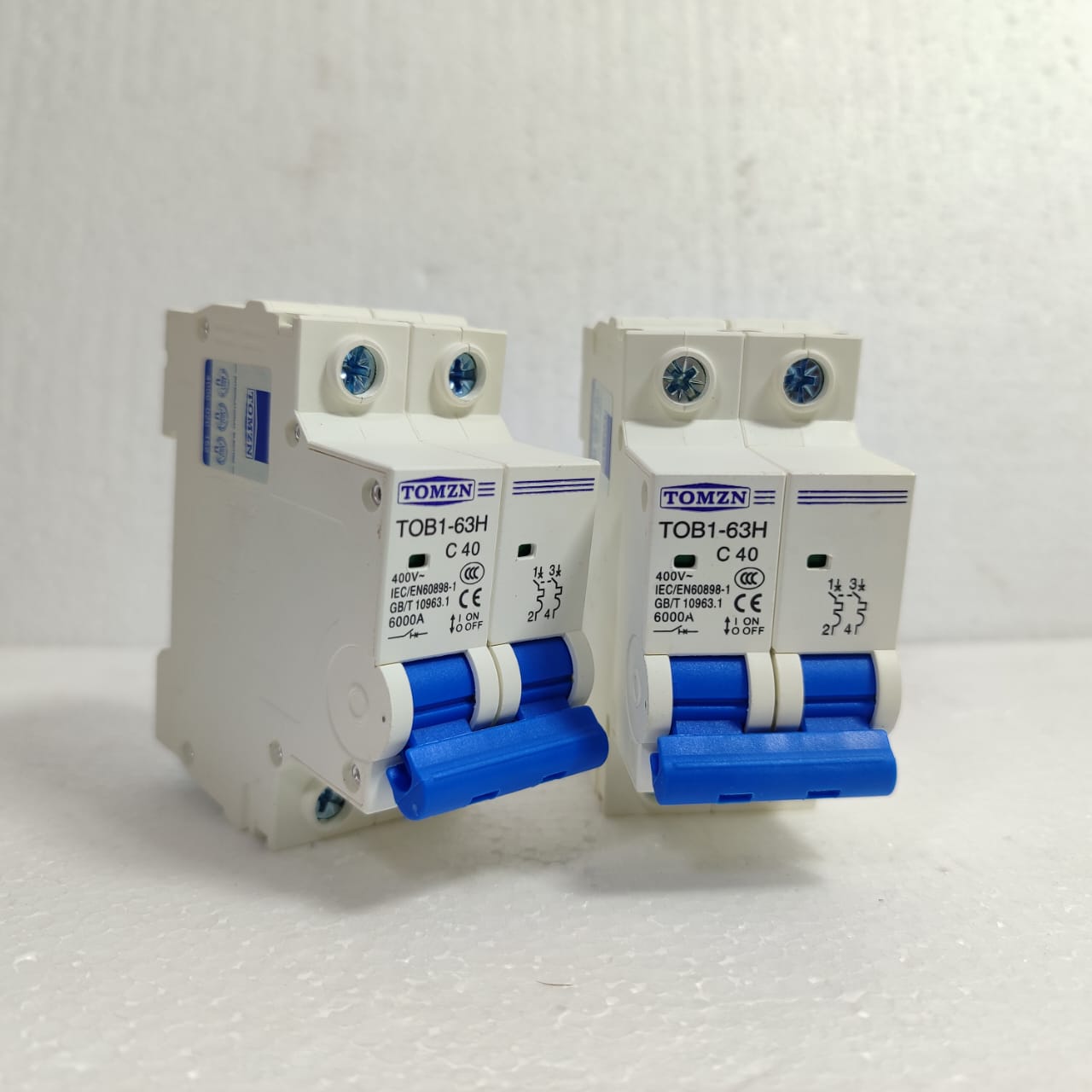 TOMZN TOB1-63H4P 2P C Type AC Mini Circuit Breaker in Pakistan - 25A thumbnail 5