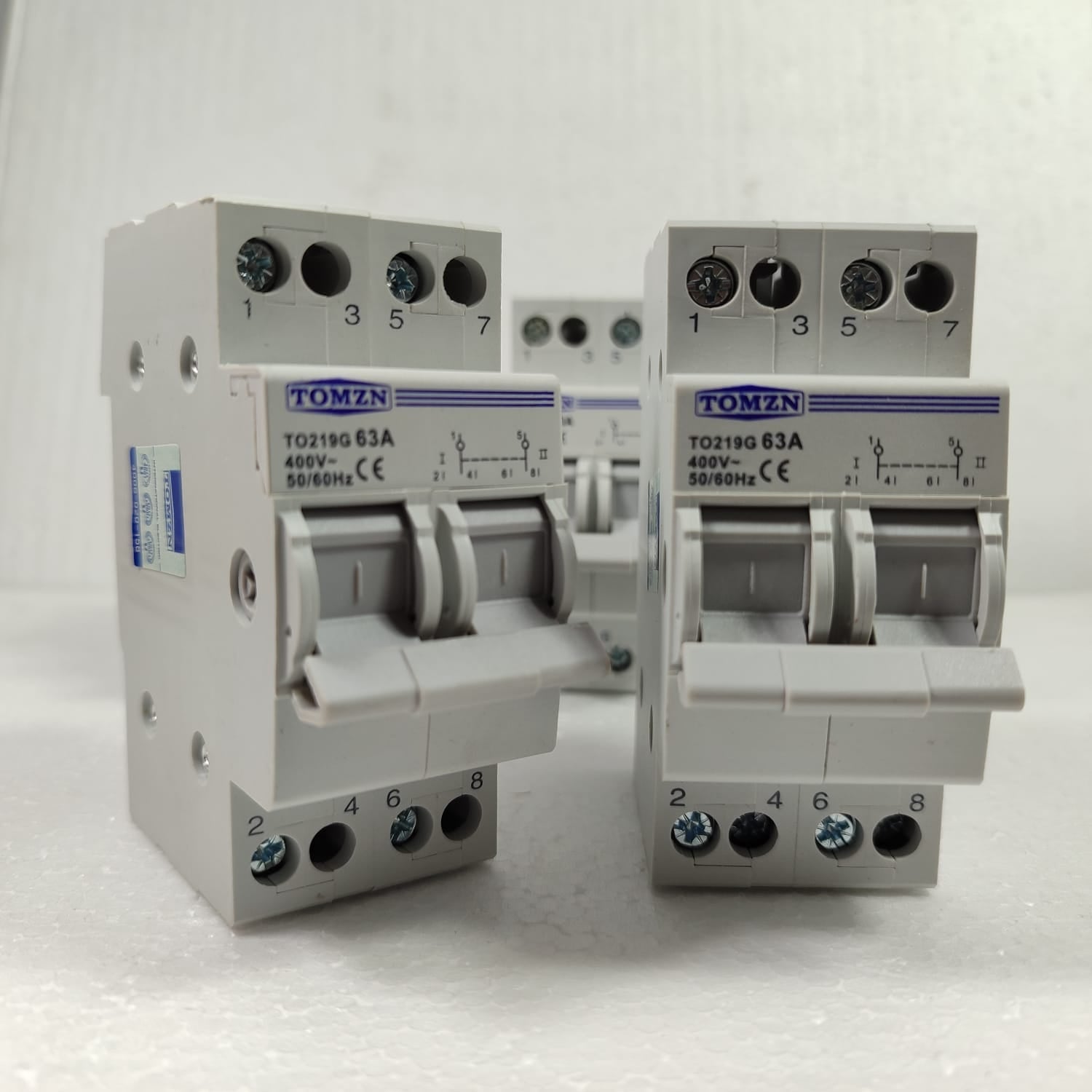 TOMZN TO219G 2P 63A Change Over Breaker Type Switch in Pakistan thumbnail 2