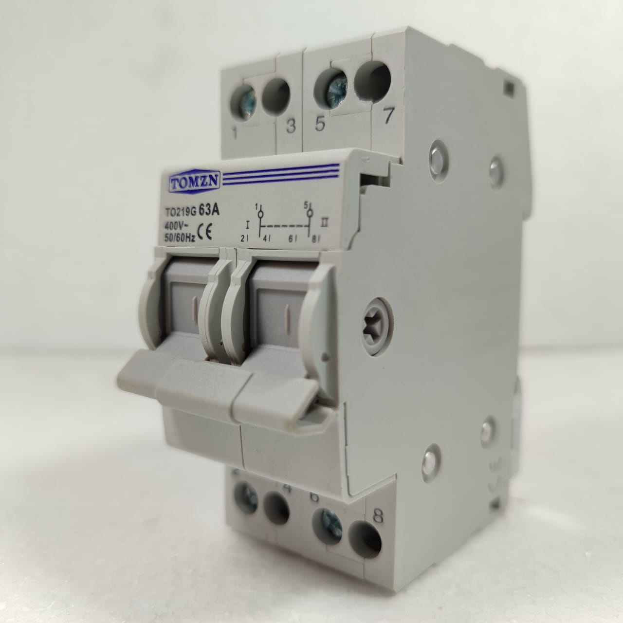 TOMZN TO219G 2P 63A Change Over Breaker Type Switch in Pakistan thumbnail 4