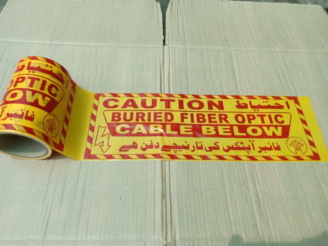 Optical Fiber Cable Warning Tape Marking Tape 120ft in Pakistan