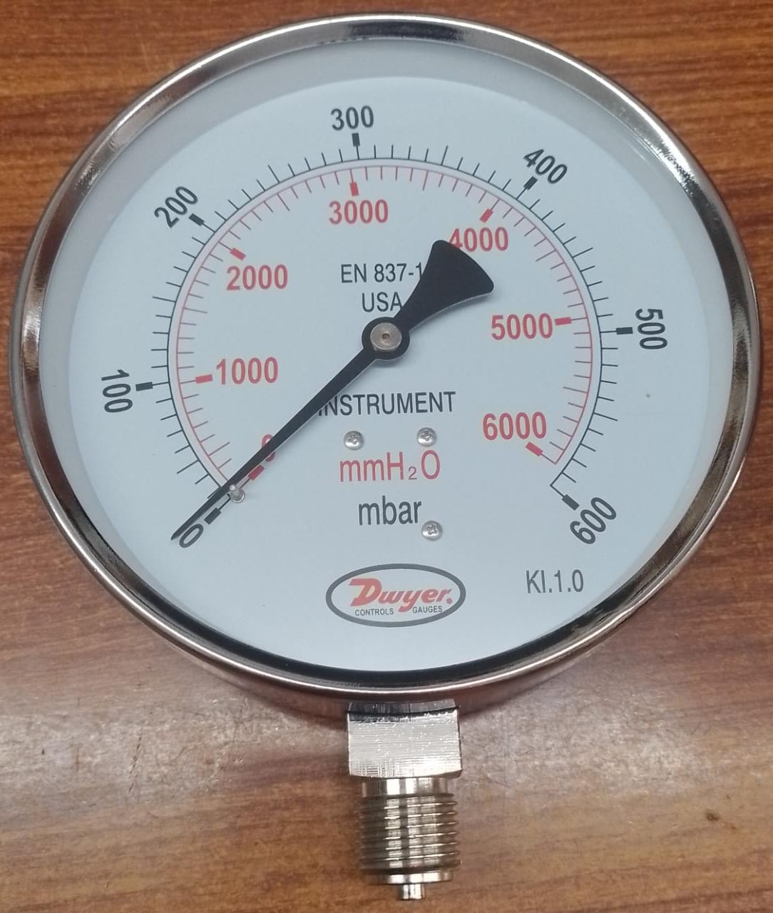 Industrial Air pressure Guage 600mbar in Pakistan - 4inch