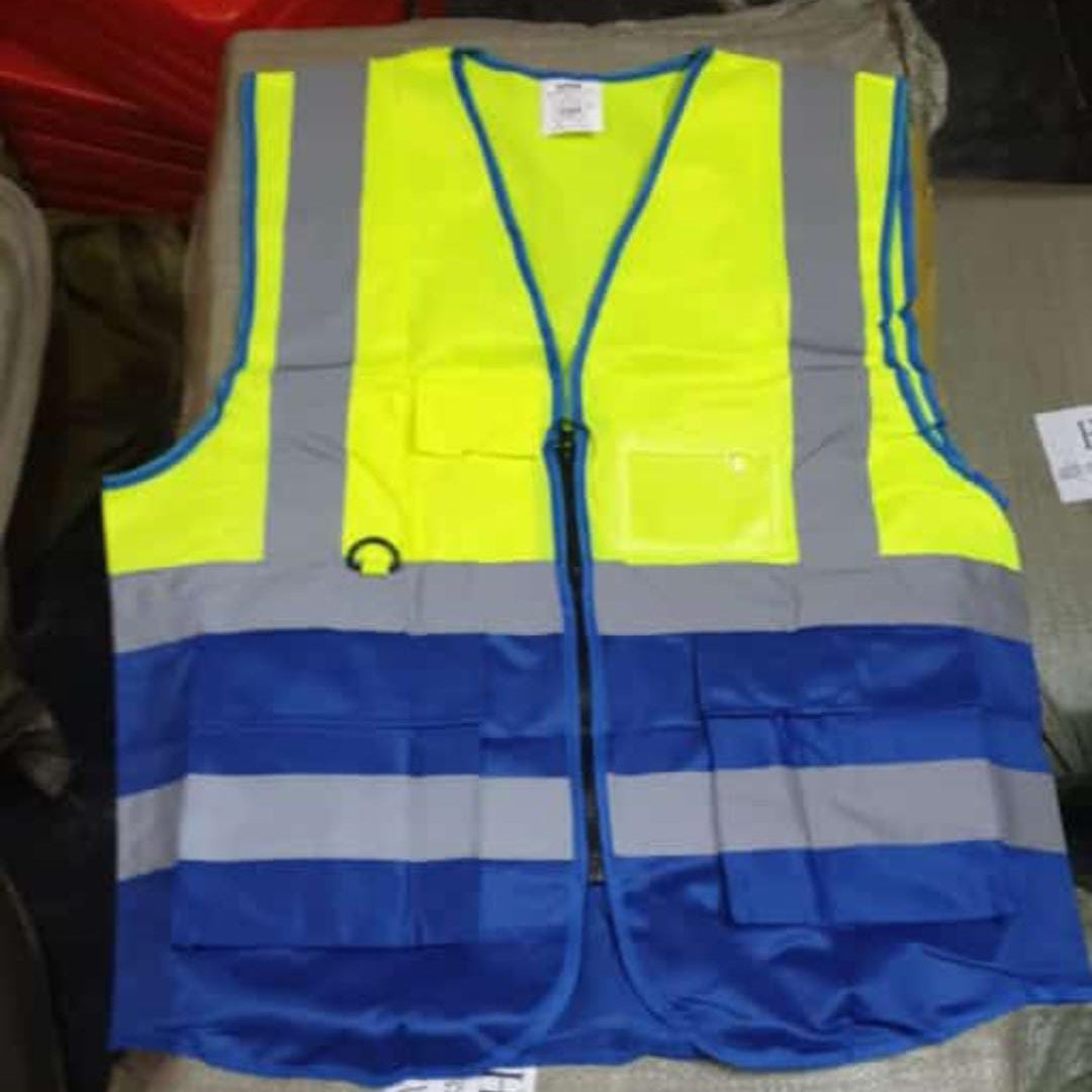 Safety Vest Jacket with Reflective Strips in Pakistan - Red