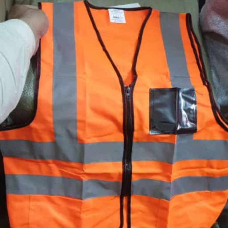 Safety Vest Jacket with Reflective Strips in Pakistan - Red thumbnail 6