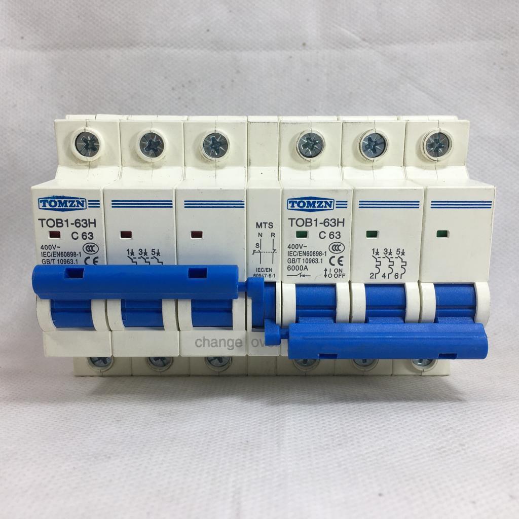 TOMZN 3 pole Change Over Switch MTS Manual transfer switch in Pakistan