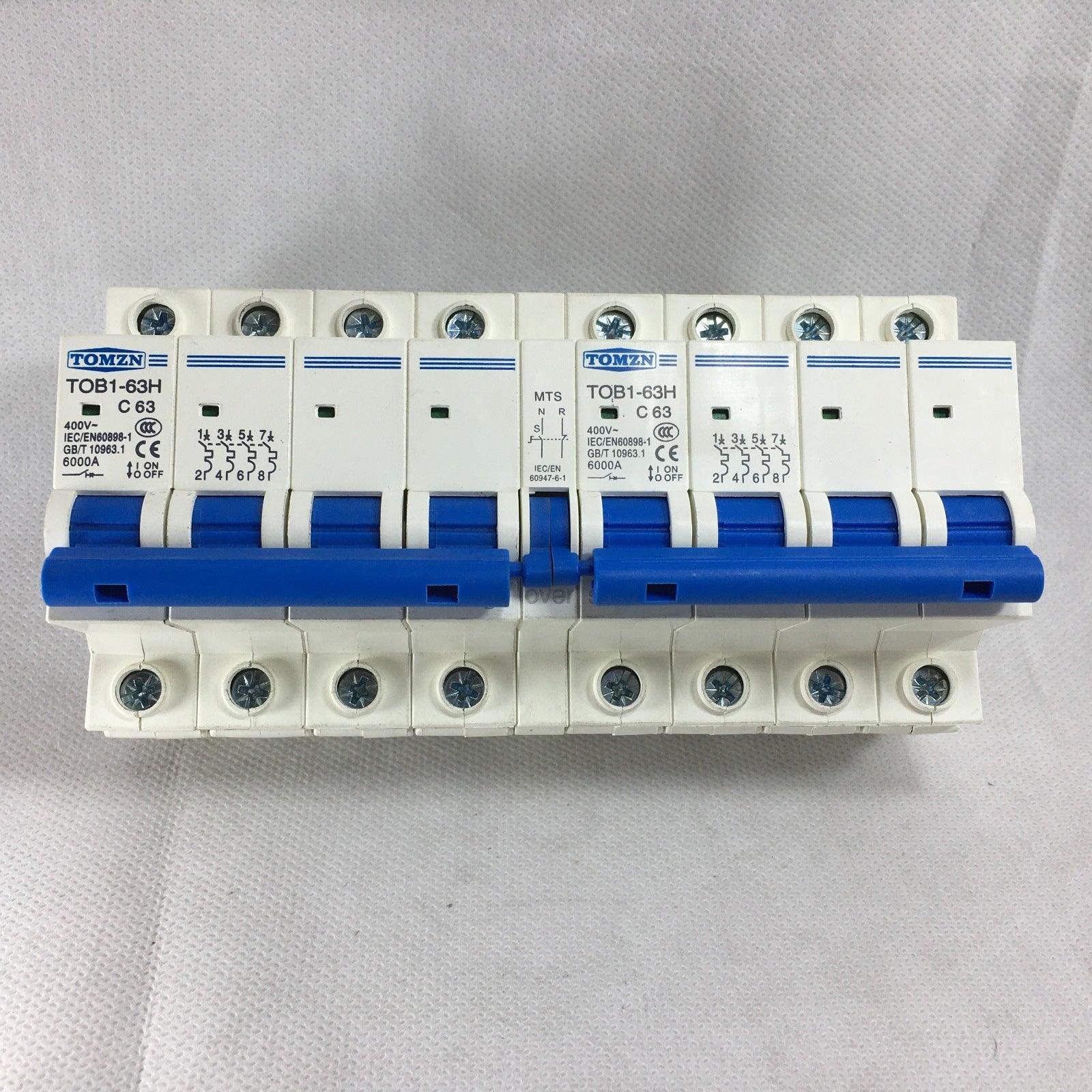 TOMZN 4 pole Change Over Switch MTS Manual transfer switch  in Pakistan