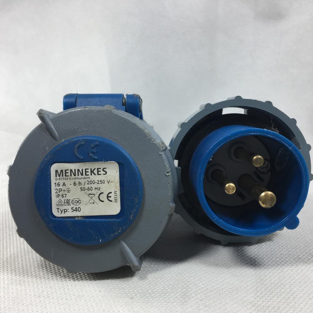 MENNEKES TYP 540  Screw Terminals Single Body 16A 3pin industrial socket  in Pakistan