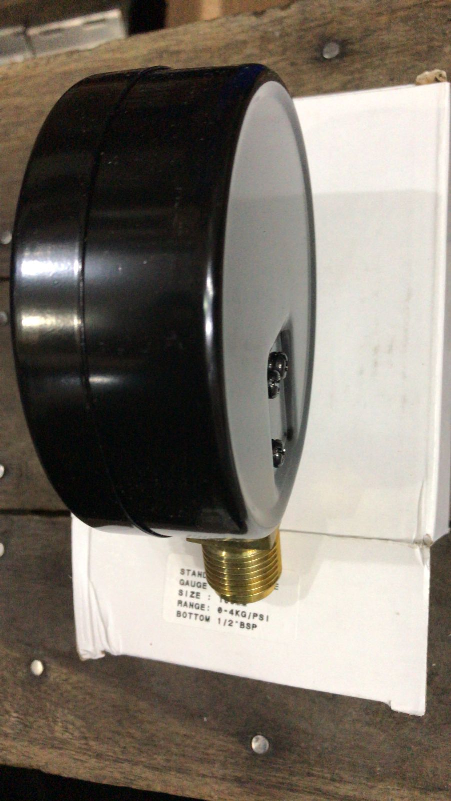 Standard Pressure Gauge  4 inch  in Pakistan - 40BAR/600PSI thumbnail 4