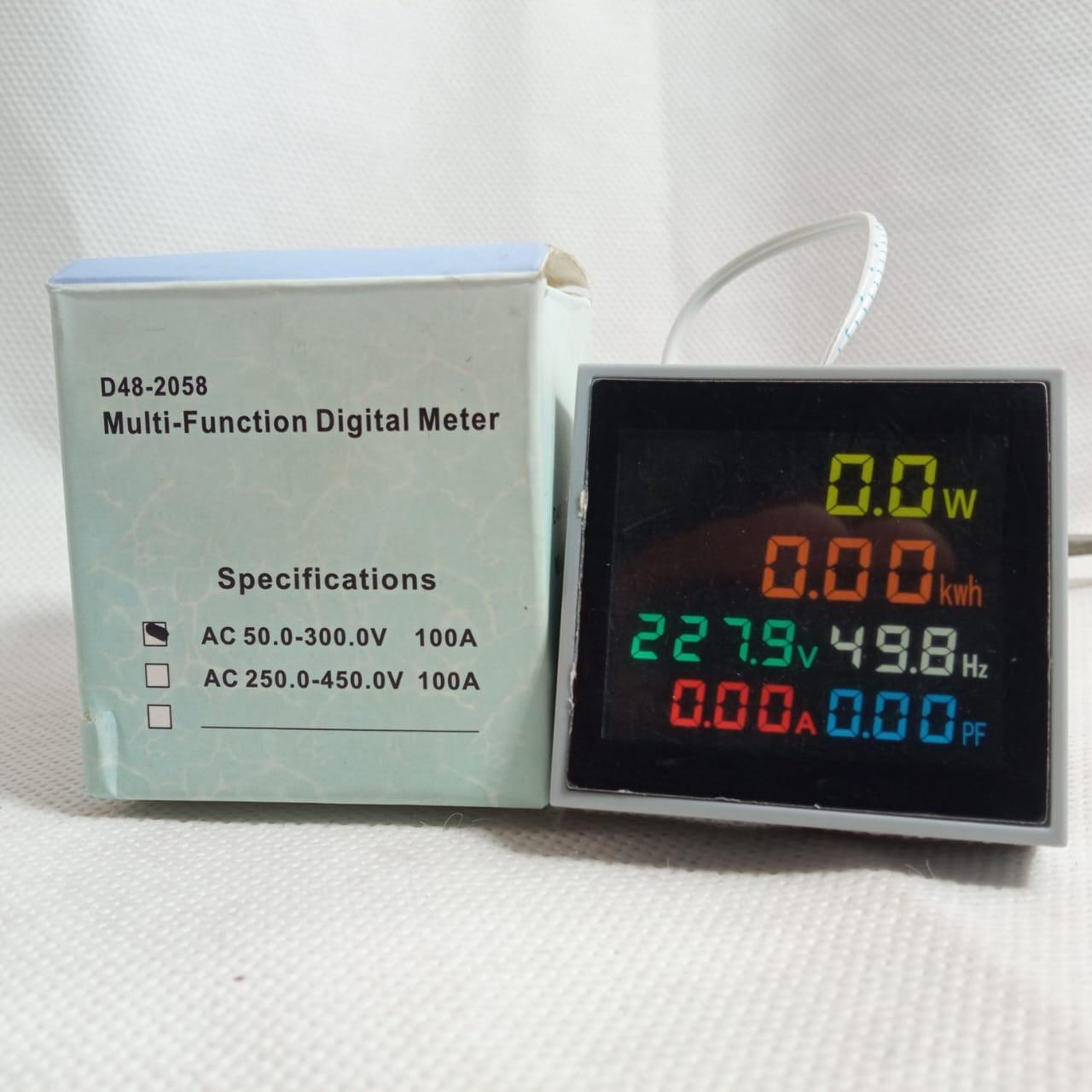 D48-2058 AC Voltmeter Ammeter Wattmeter Power Energy in Pakistan