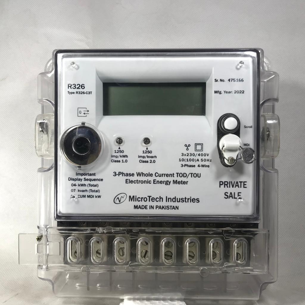 Micro 3phase Electronic Energy Meter in Pakistan