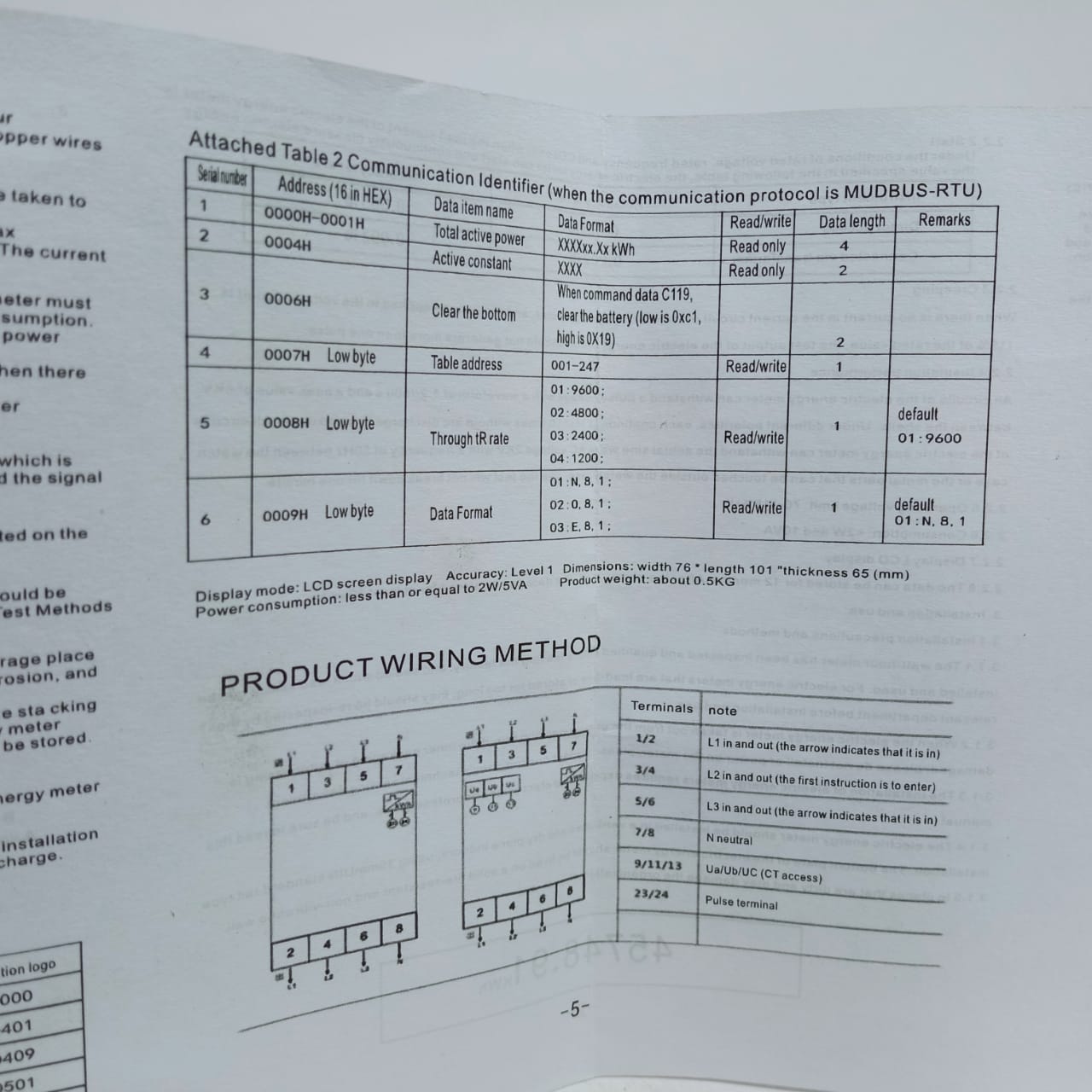 Sub Meter Digital Mora KWH Three Phase meter in Pakistan thumbnail 3
