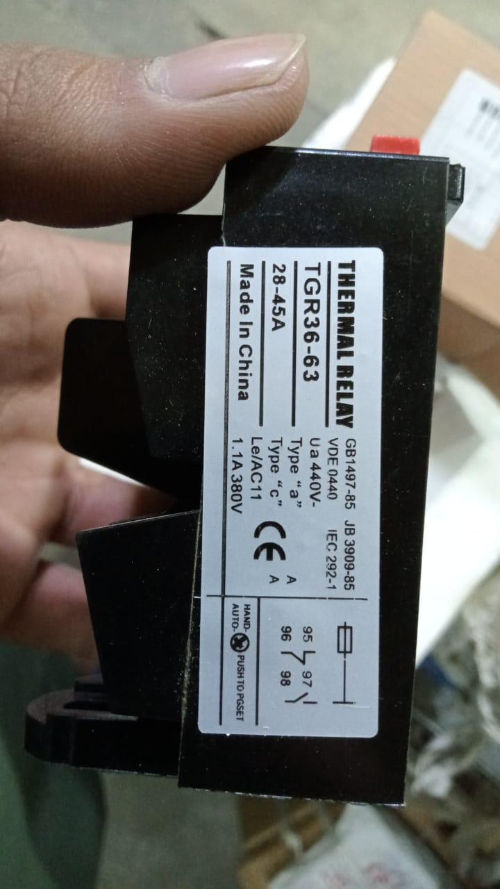 Electric Relay thermal overload protector TGR36-63 in Pakistan thumbnail 3