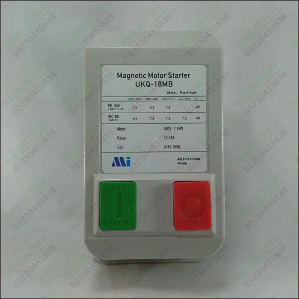 UKQ-18MB MI DOL Magnetic Motor Starter in Pakistan - 4 – 6A (2.5kw)