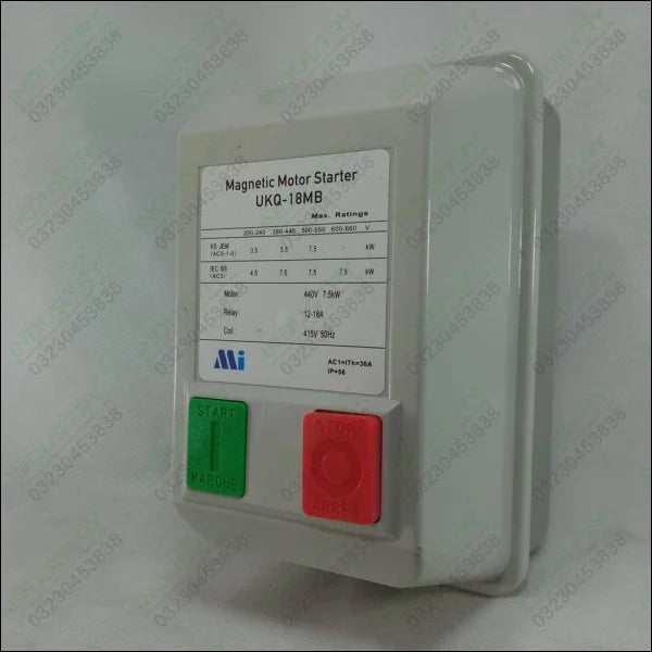 UKQ-18MB MI DOL Magnetic Motor Starter in Pakistan - 4 – 6A (2.5kw) thumbnail 3