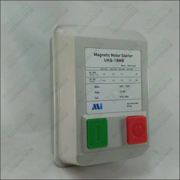 UKQ-18MB MI DOL Magnetic Motor Starter in Pakistan - 16 – 22A (9kw) thumbnail 2