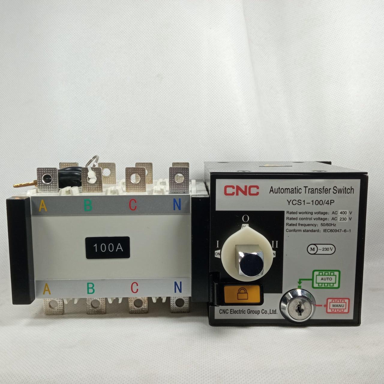 CNC YCS1 Electrical ATS Panel Board Automatic Transfer Switch in Pakistan - 4 Pole / 400A