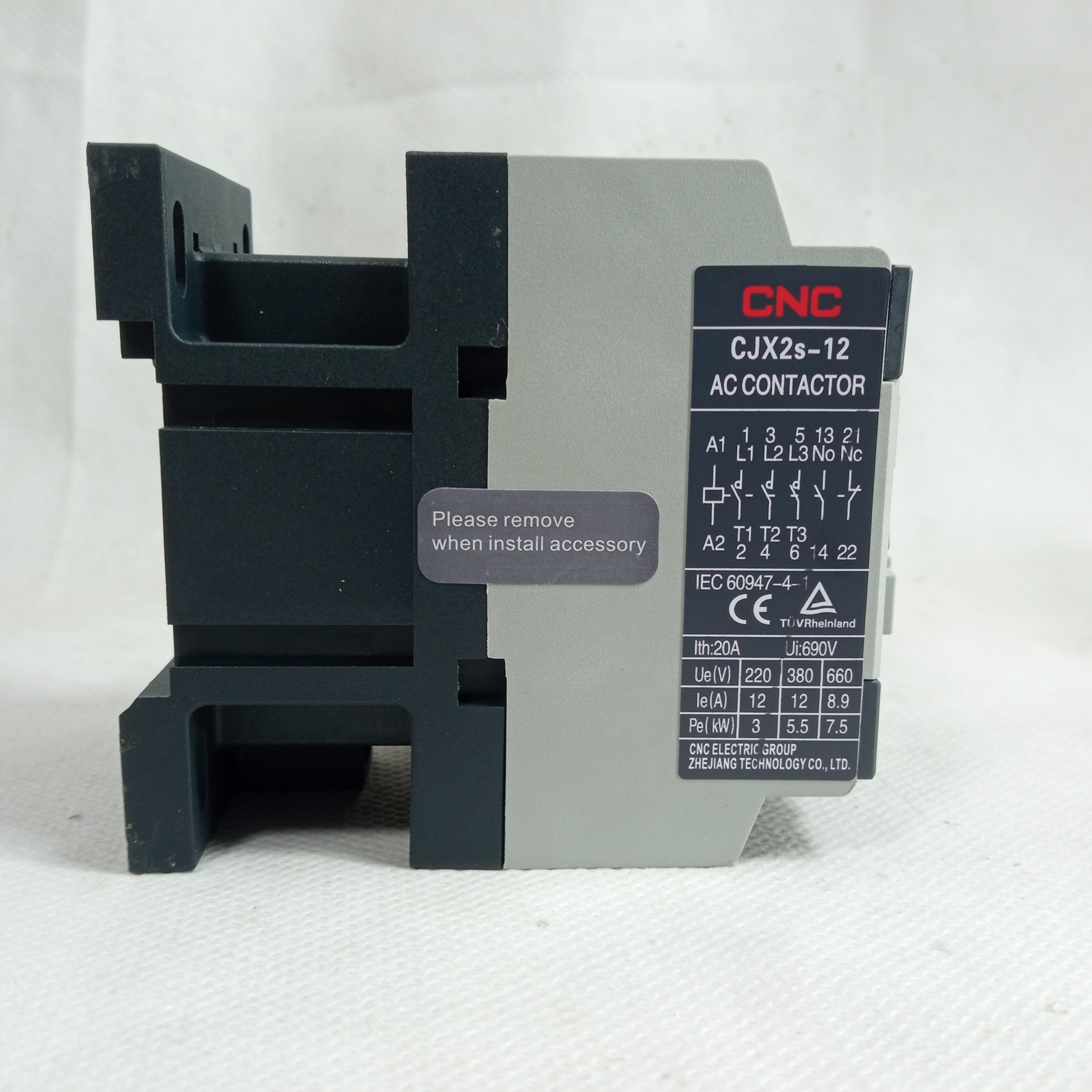 CNC CJX2-S 12-95A AC Magnetic Contactors in Pakistan - 12A thumbnail 5