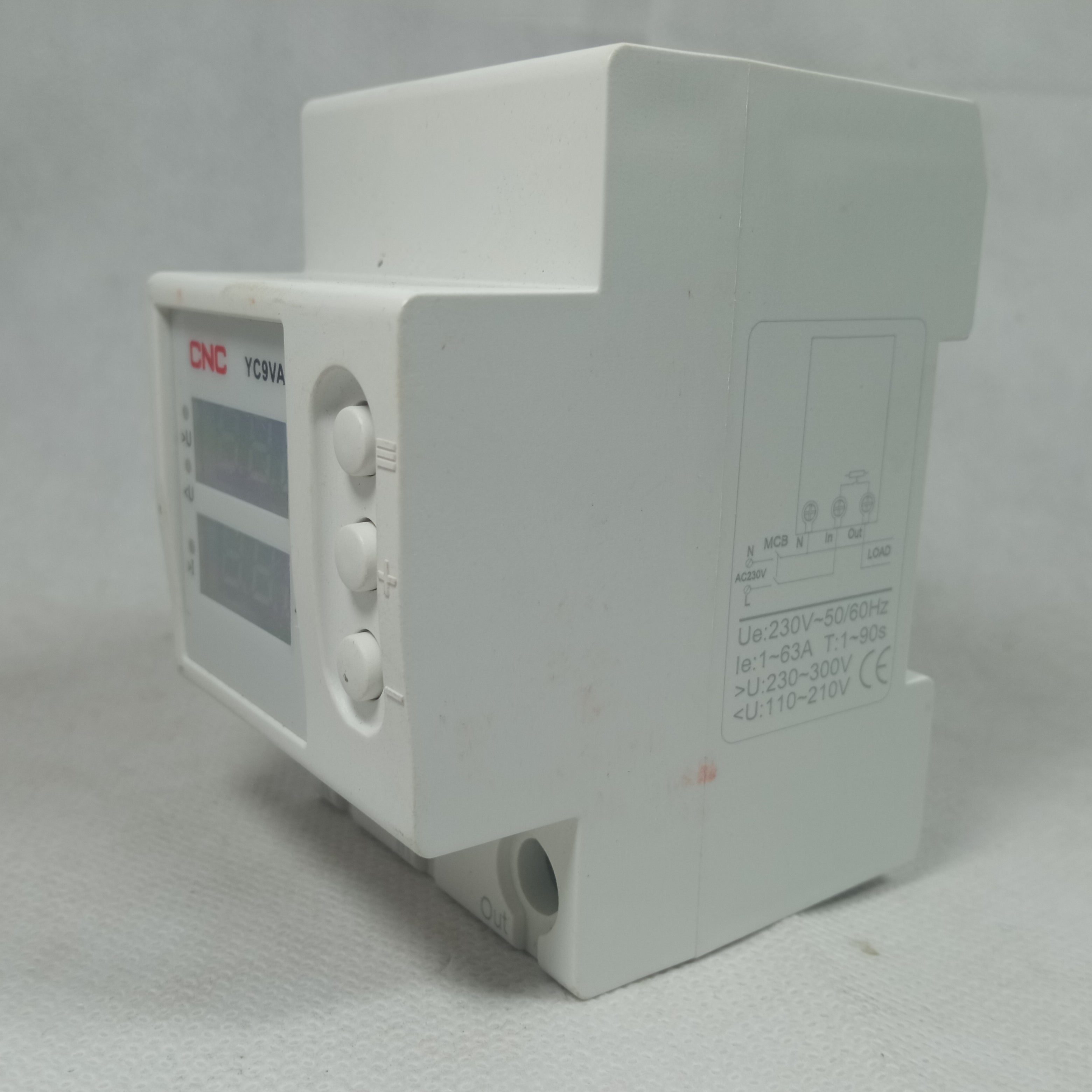 CNC Volt Ampere Protection Device Voltage Protector 63A YC9-VA in Pakistan thumbnail 4