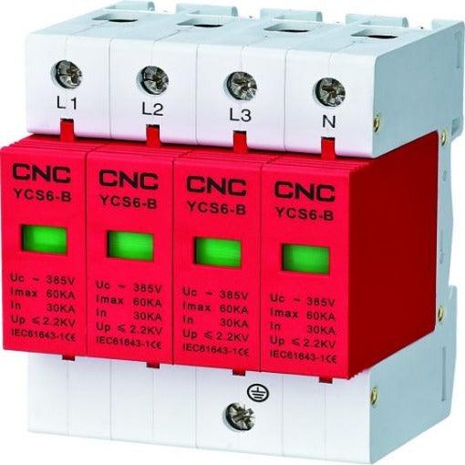 CNC AC Surge Protection Devices YCS6-B in Pakistan - 4 Pole 380V / Imax=60kA