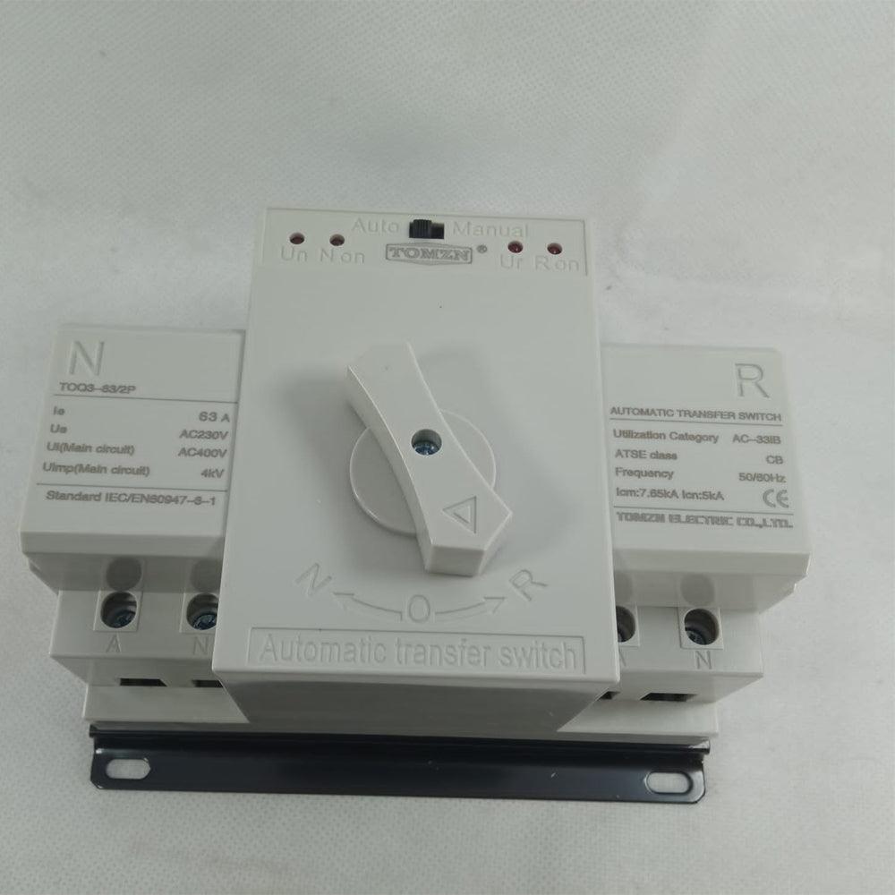 ATS MCB type Dual Power Automatic transfer switch TOMZN TOQ3-2P/63 in Pakistan thumbnail 2