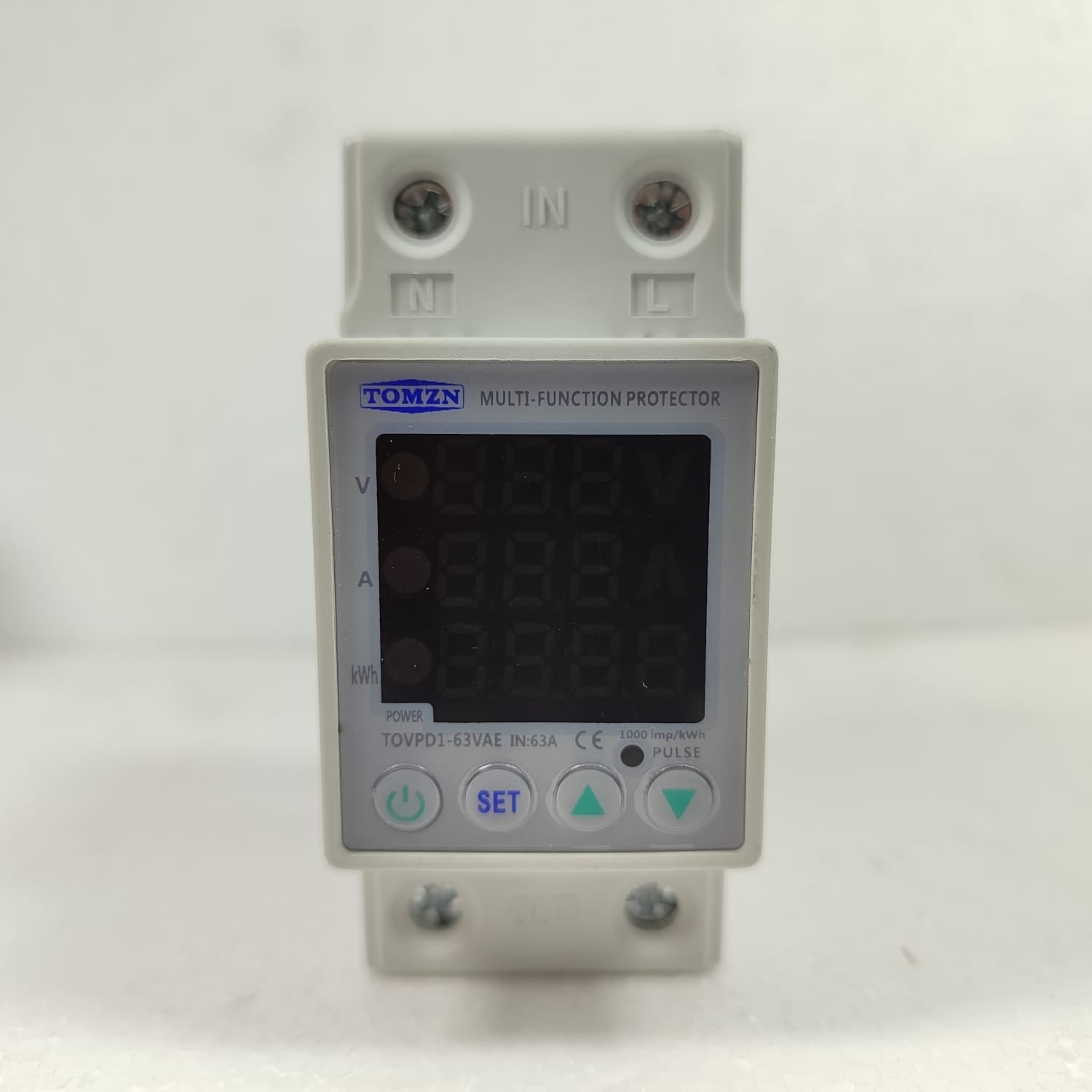 3 in 1 TOVPD1-60VAE Din Rail Adjustable Over VA Kwh Control Device Protector in Pakistan thumbnail 3