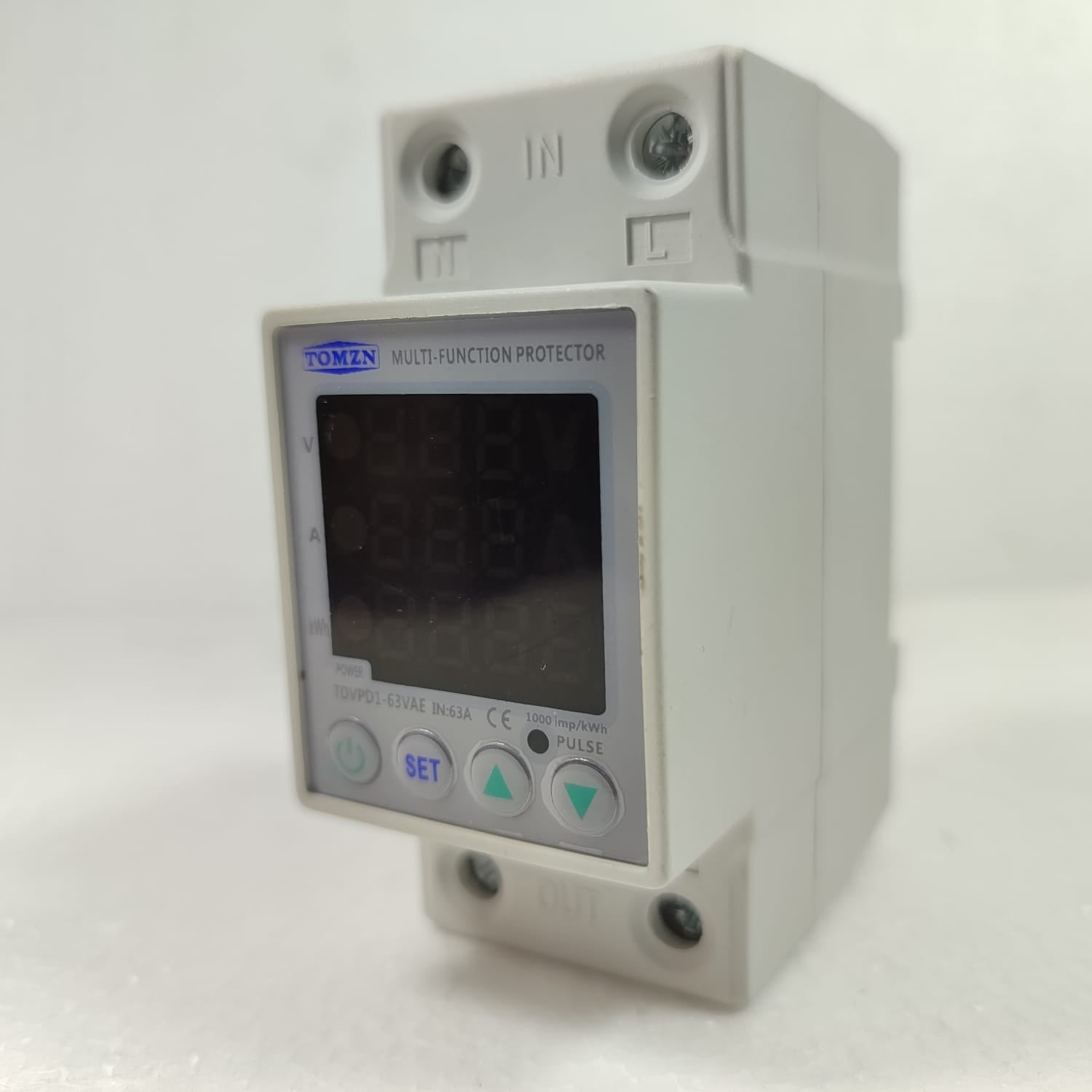 3 in 1 TOVPD1-60VAE Din Rail Adjustable Over VA Kwh Control Device Protector in Pakistan thumbnail 8