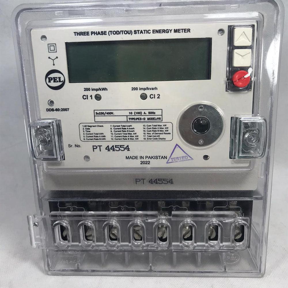 PEL Three Phase 4 wire Static  Digital Energy Meter 10 to 100A  in Pakistan thumbnail 4