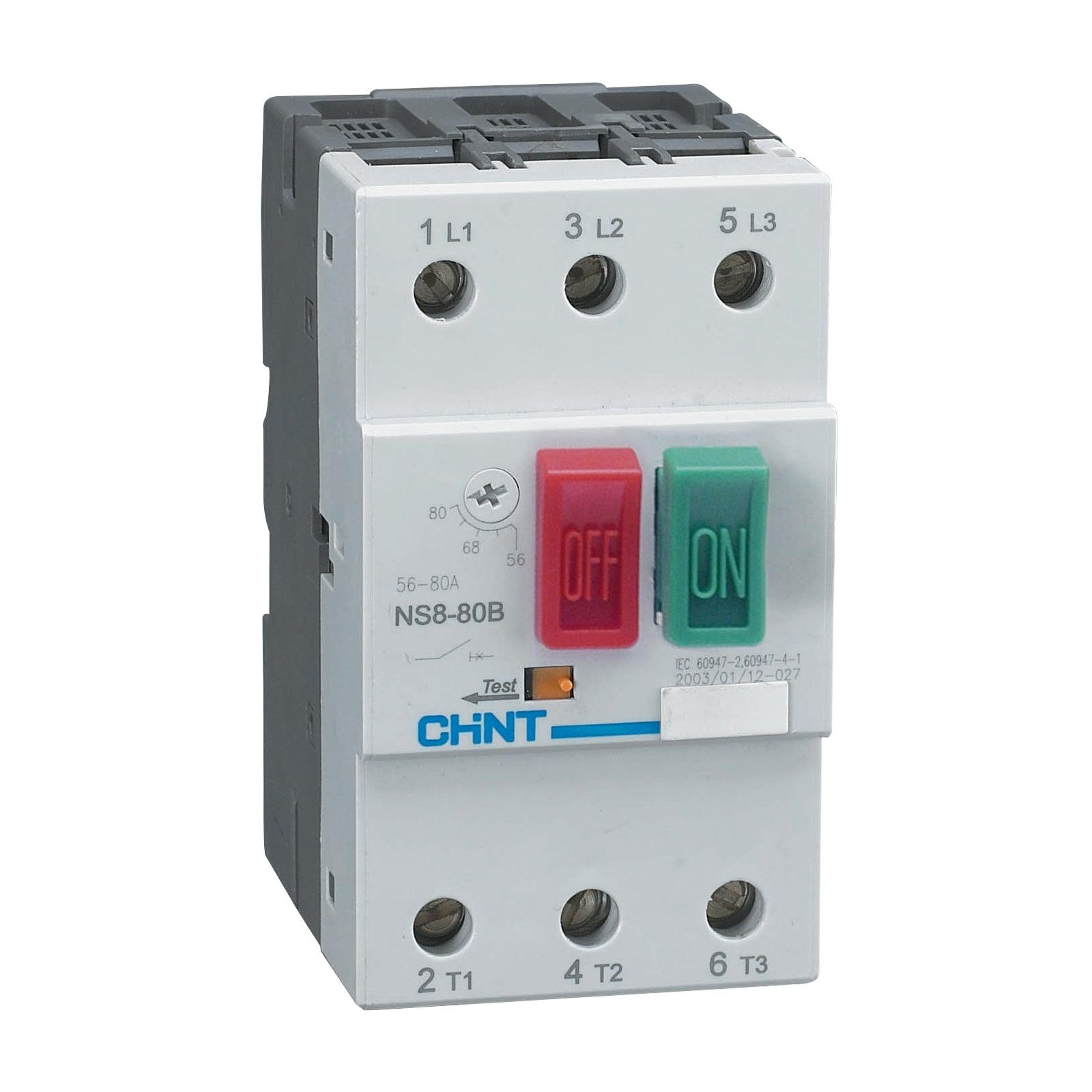 Chint Three Phase Circuit Breaker NS2-80 in Pakistan - 56-80