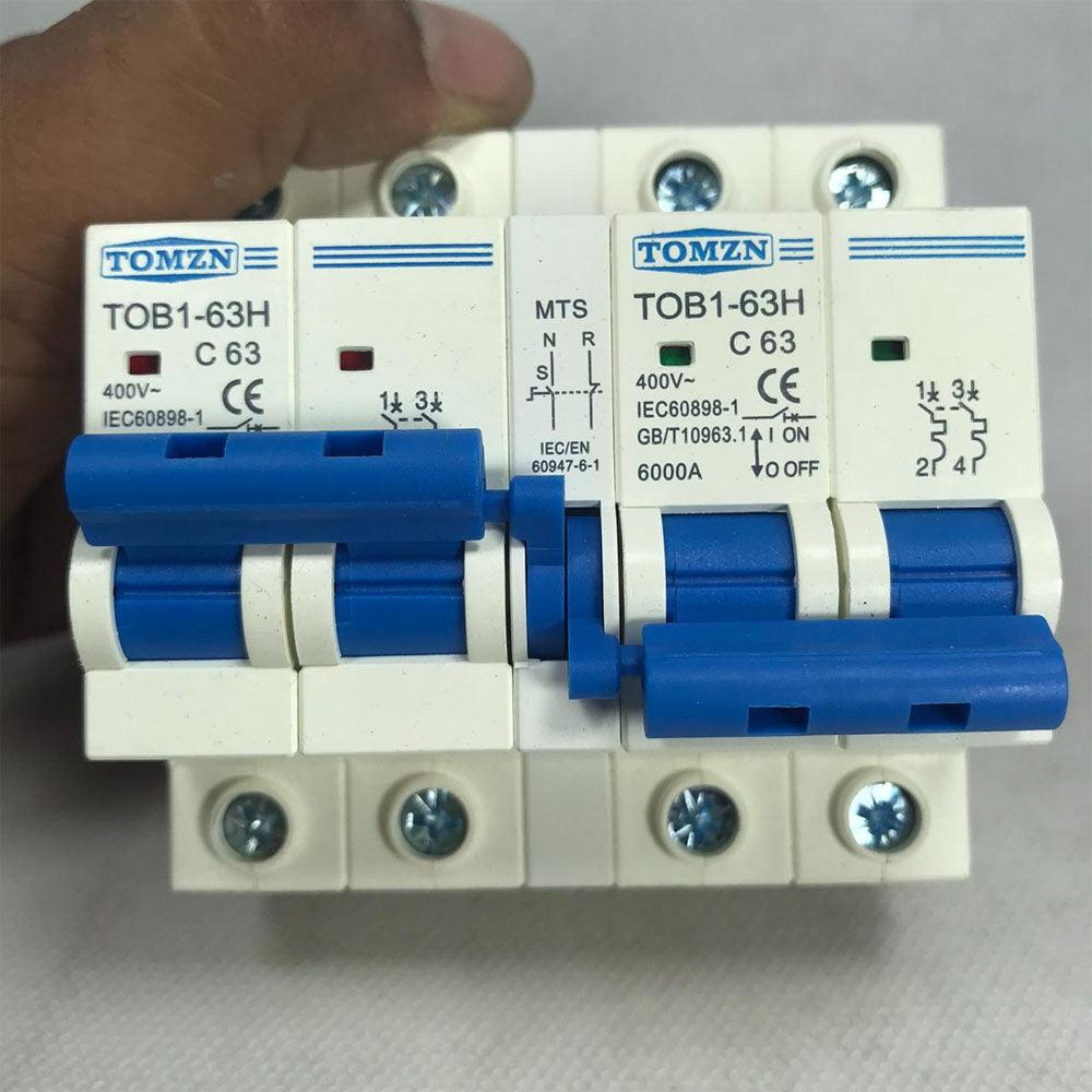 TOMZN high Quality Change Over Switch Circuit Breaker type in Pakistan - 63A