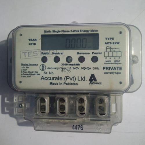 Single phase digital voltage electric meter mechanical ampere energy meter