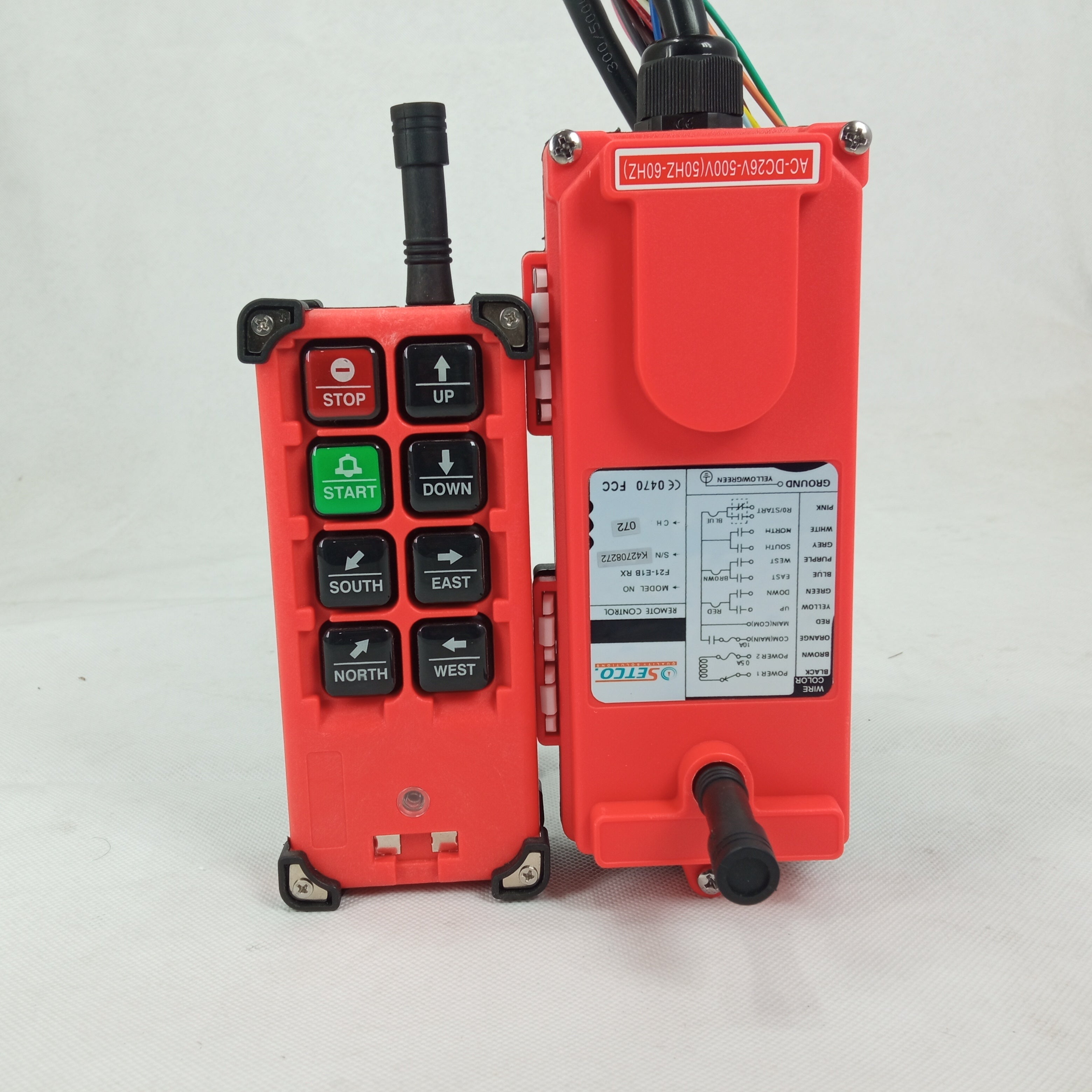 Industrial Wireless Remote Control 8 Single Speed Buttons in Pakistan