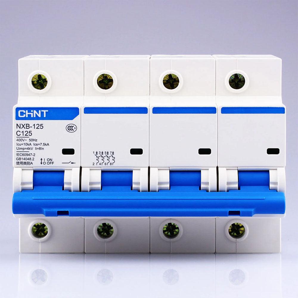 CHNT CHINT NXB-125 4P Miniature Circuit breaker MCB in Pakistan - 4P / 80A