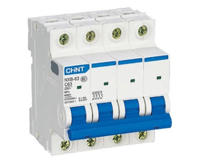 CHINT NXB-63 MCB, 4 POLE 6-KA MINIATURE CIRCUIT BREAKER in Pakistan - 32A thumbnail 3