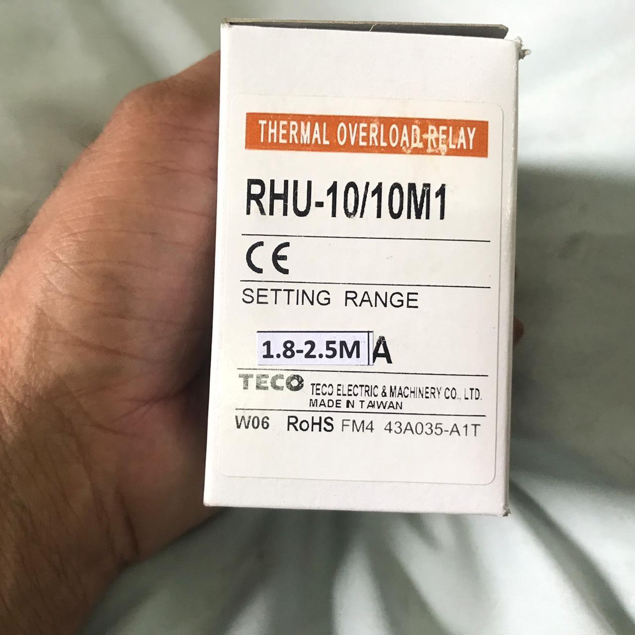 TECO RHU-10 10M1 Thermal Overload Relay 1.8A to 2.5A in Pakistan thumbnail 5