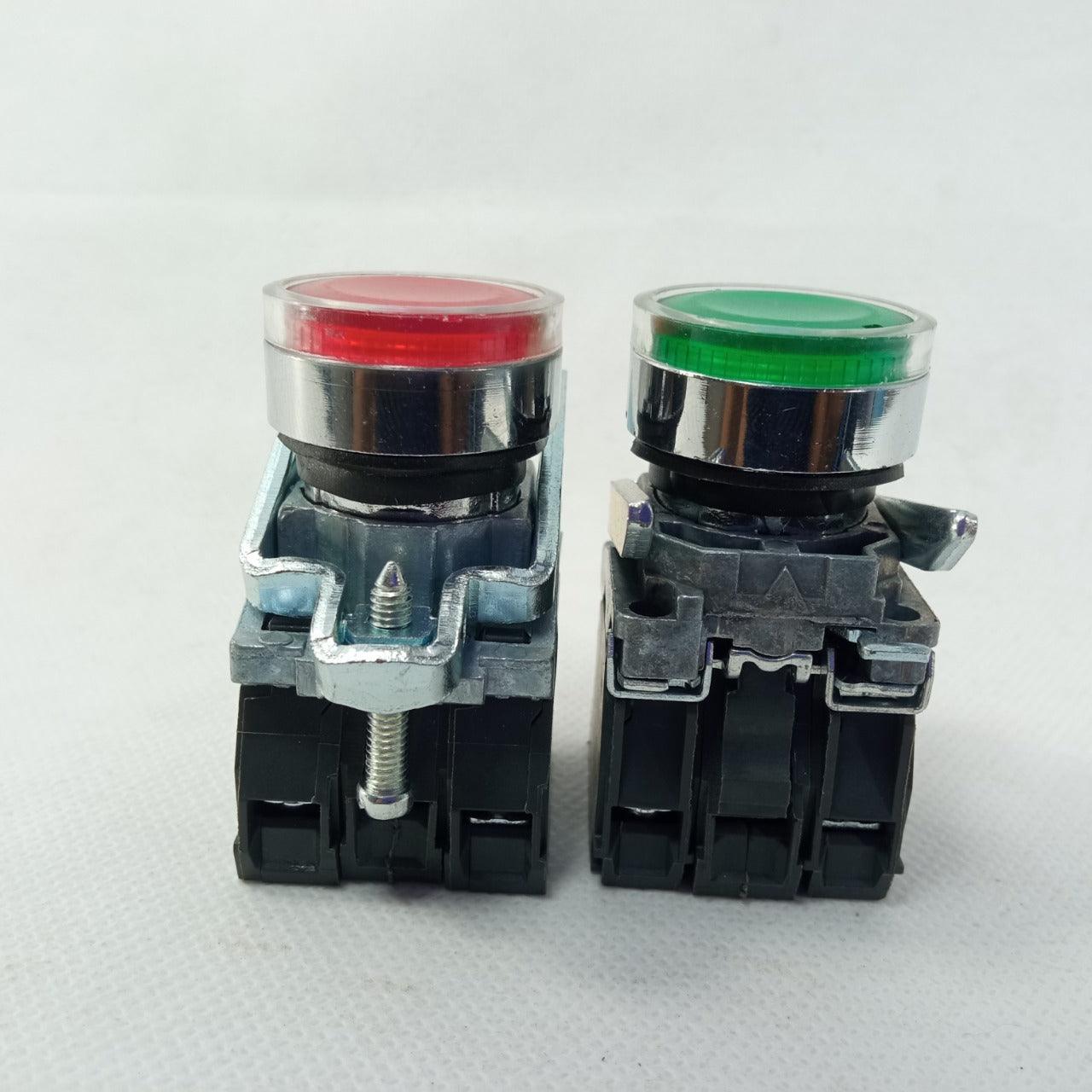 Schneider Push Button 24v Light in Pakistan - Green thumbnail 3