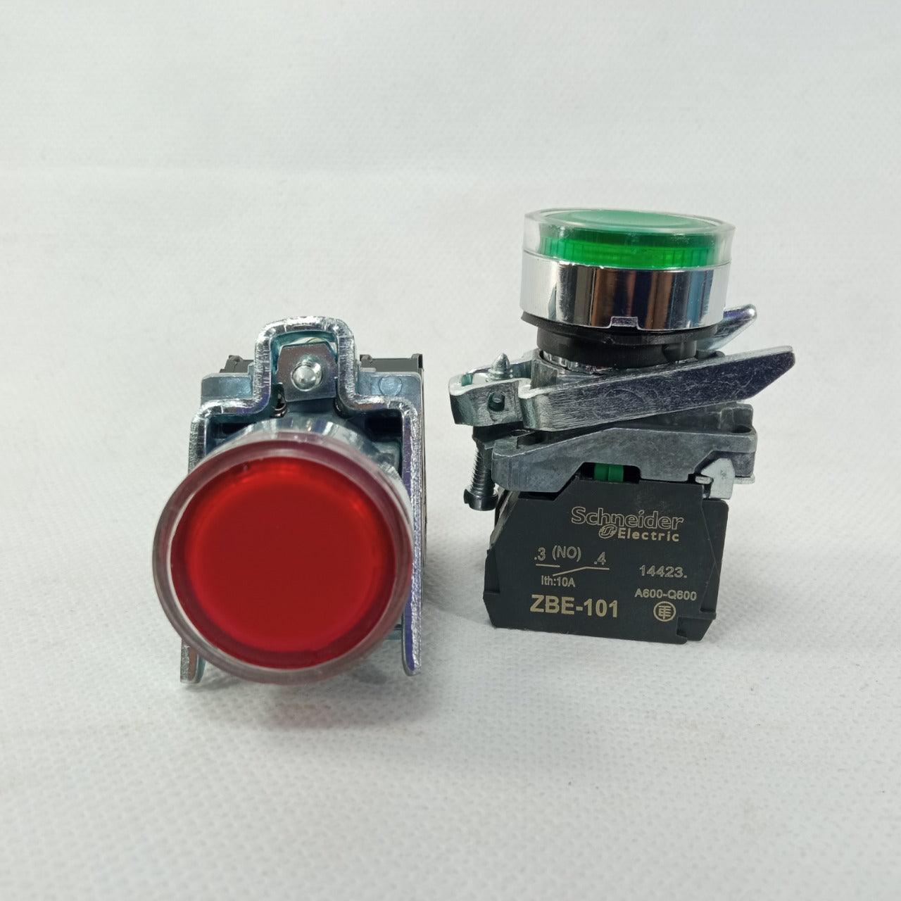 Schneider Push Button 24v Light in Pakistan - Green thumbnail 4