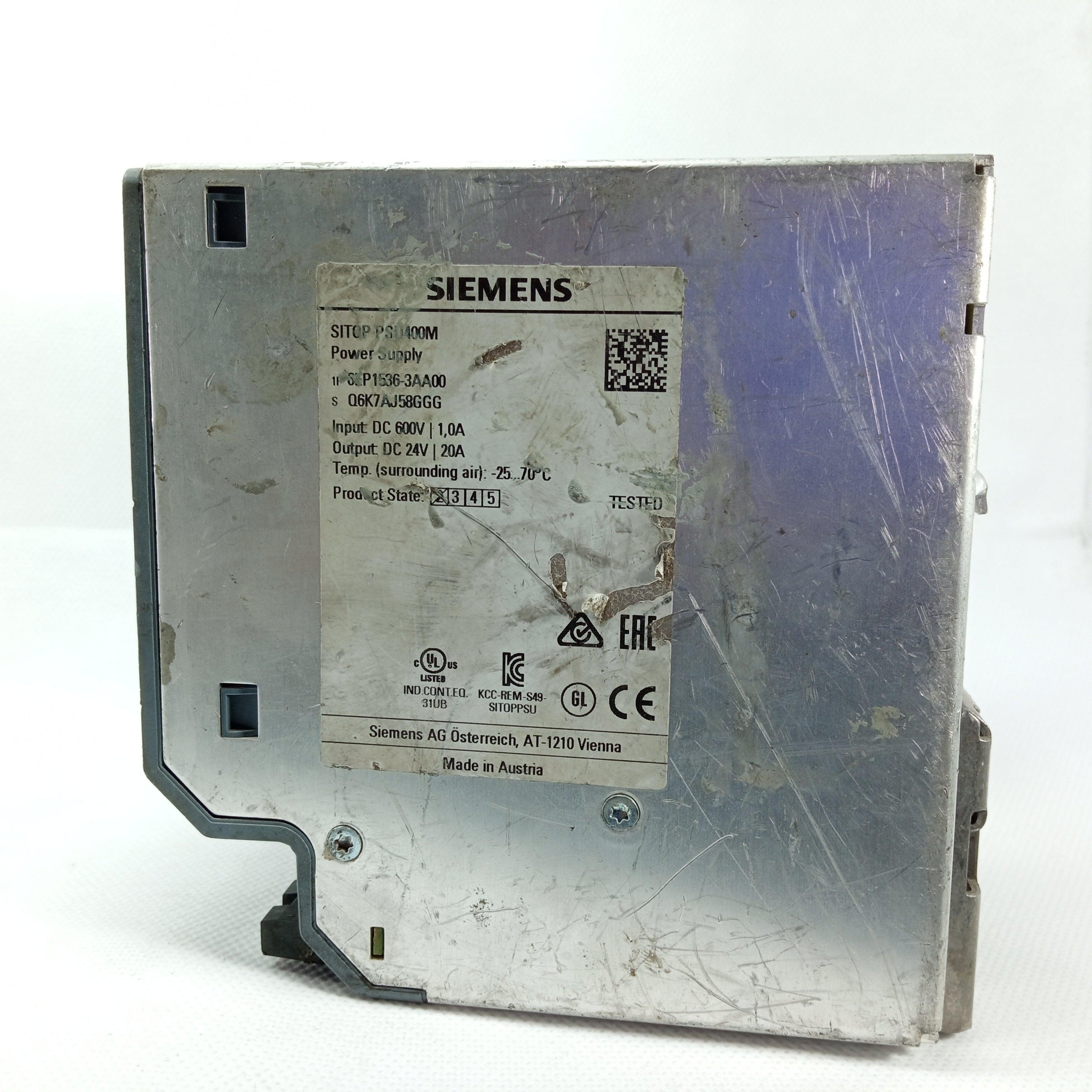Siemens SITOP PSU400M 24 V/20 A Rail Mounted Lotted in Pakistan thumbnail 4