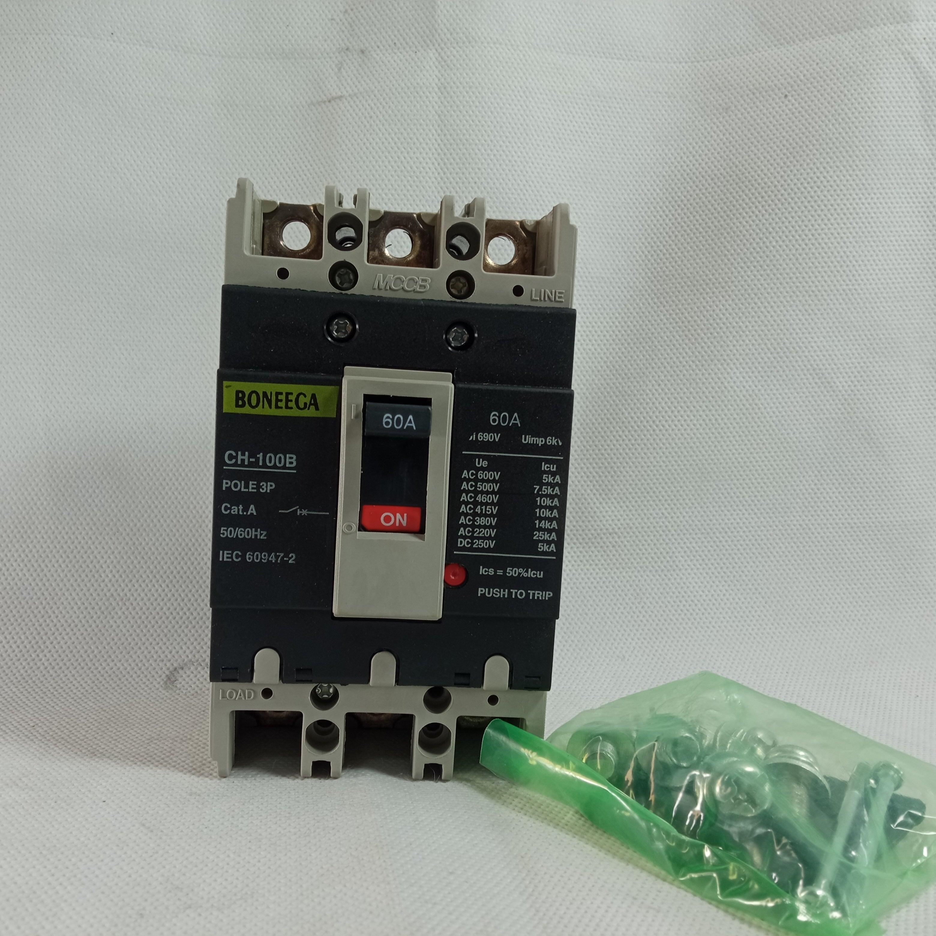 MCCB Boneega Three Pole Circuit Breaker in Pakistan - 3P / 30A thumbnail 4