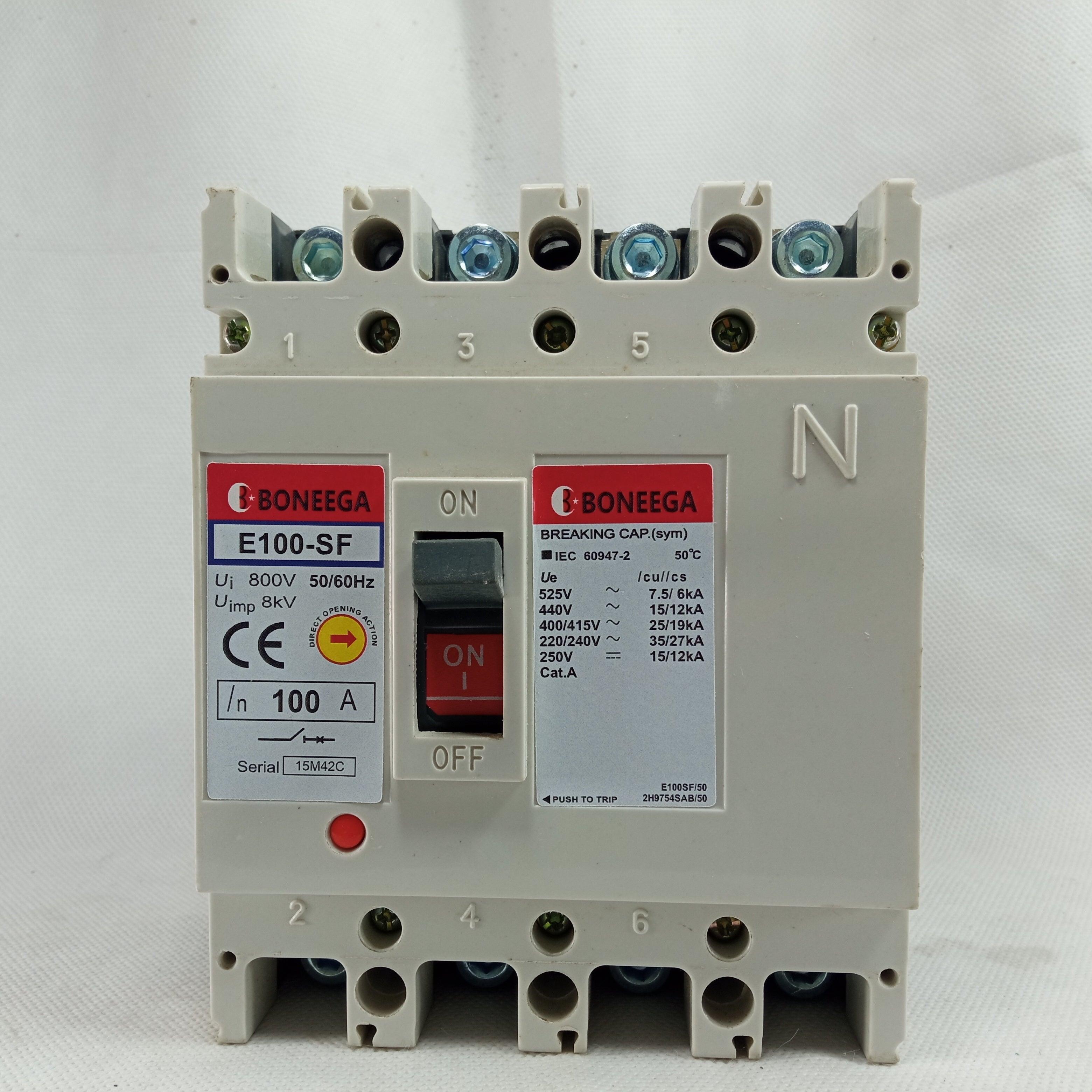 MCCB Boneega Three Pole Circuit Breaker in Pakistan - 3P / 60A thumbnail 2