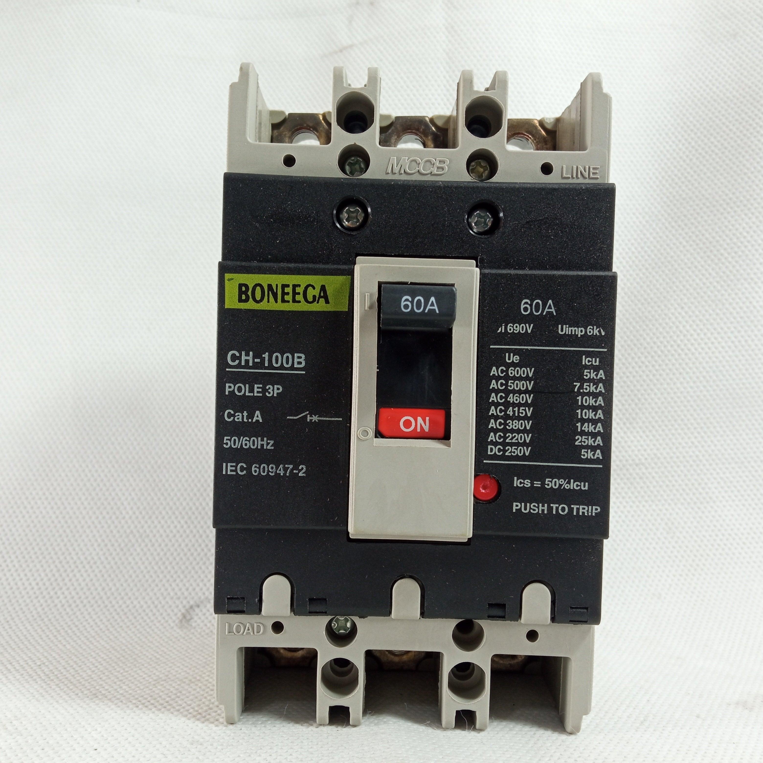 MCCB Boneega Three Pole Circuit Breaker in Pakistan - 3P / 60A thumbnail 5