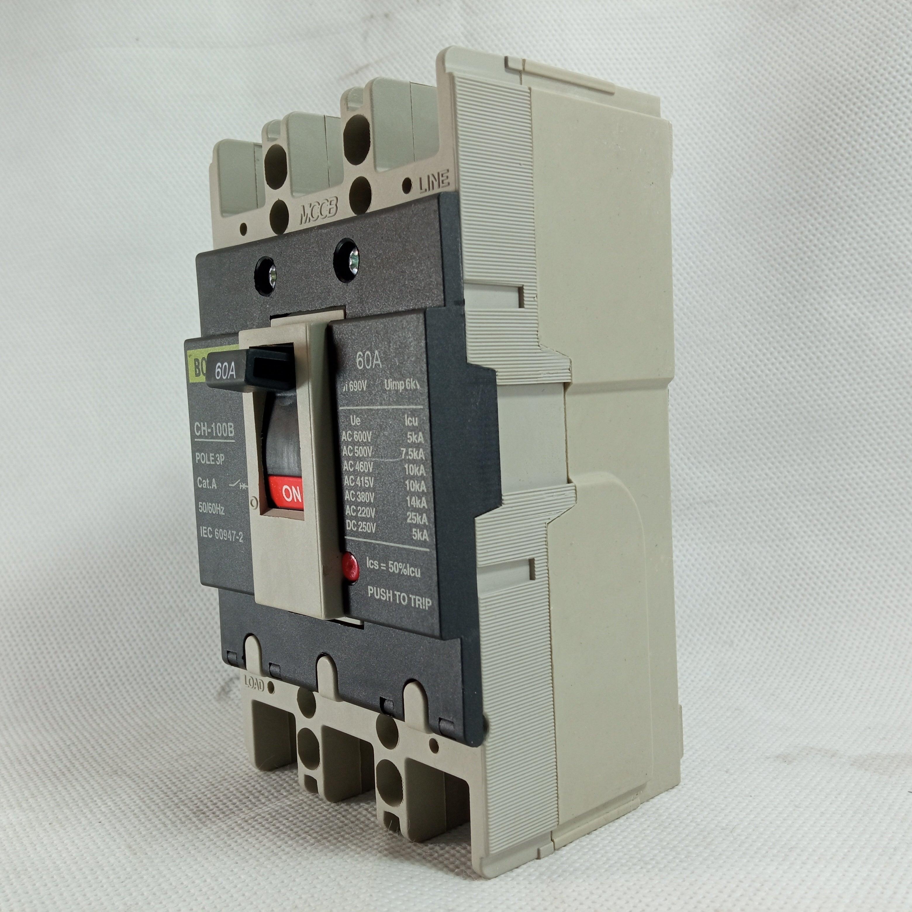 MCCB Boneega Three Pole Circuit Breaker in Pakistan - 3P / 100A thumbnail 6