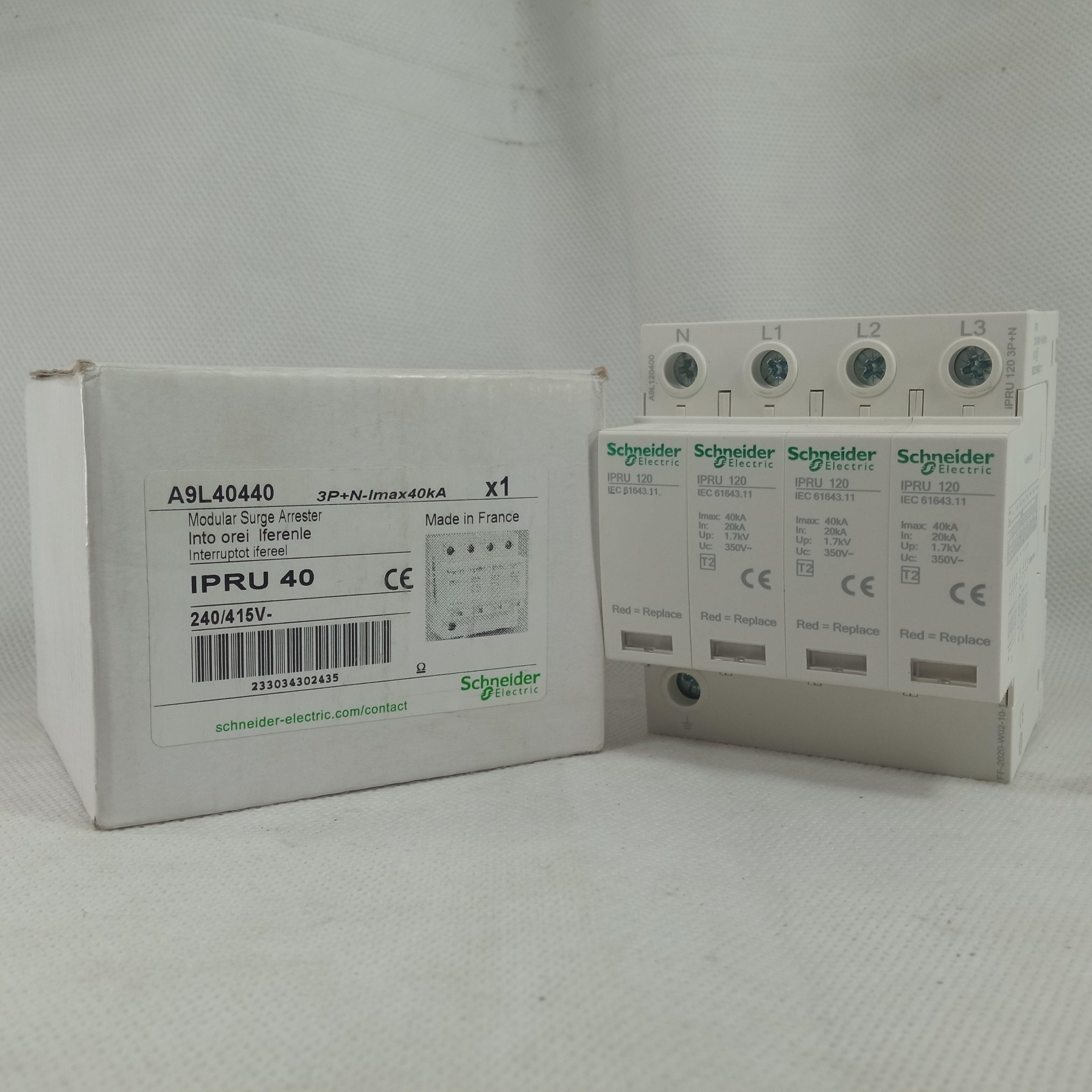Schneider IPRU Surge Protection Device SPD 4 Pole AC 350V in Pakistan