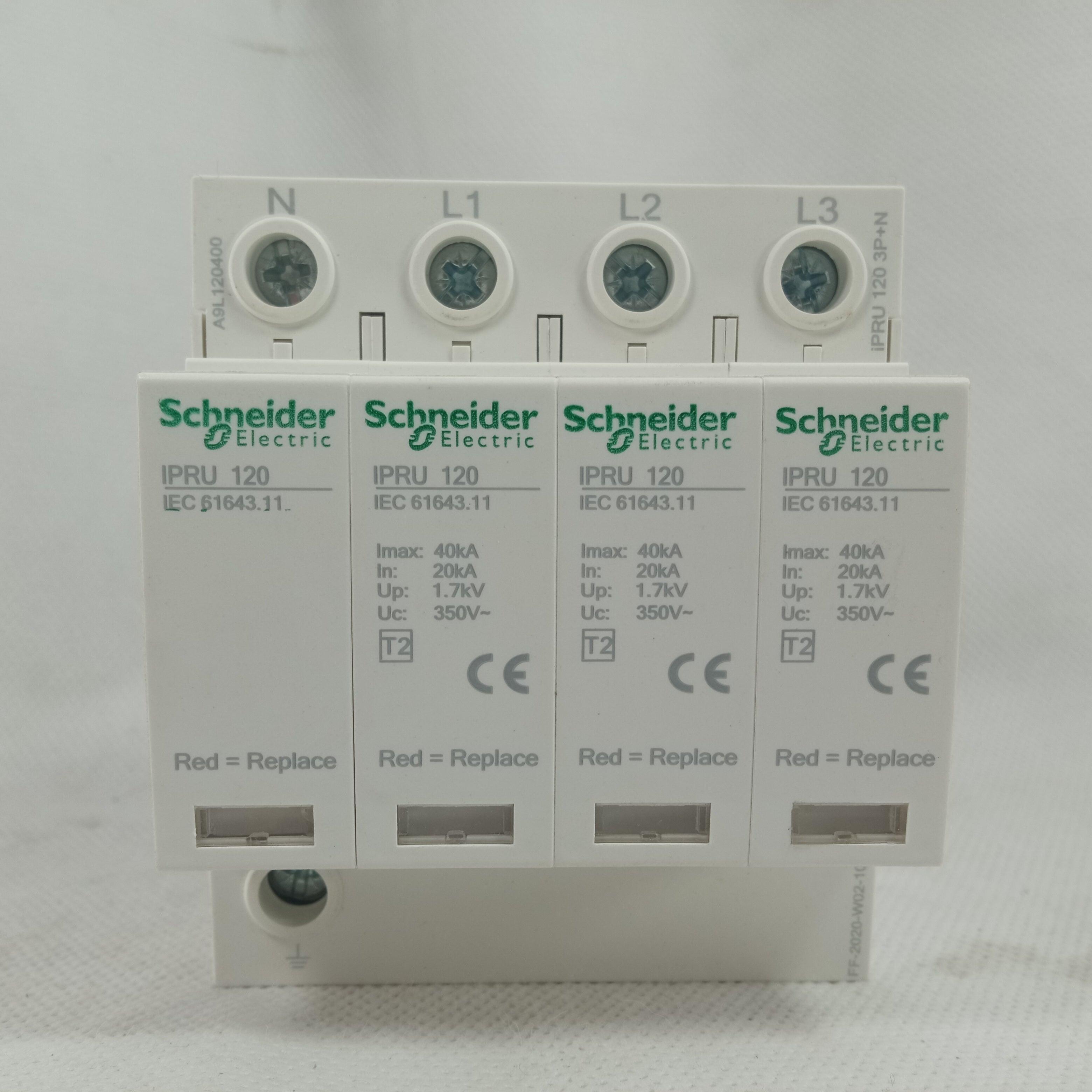 Schneider IPRU Surge Protection Device SPD 4 Pole AC 350V in Pakistan thumbnail 2