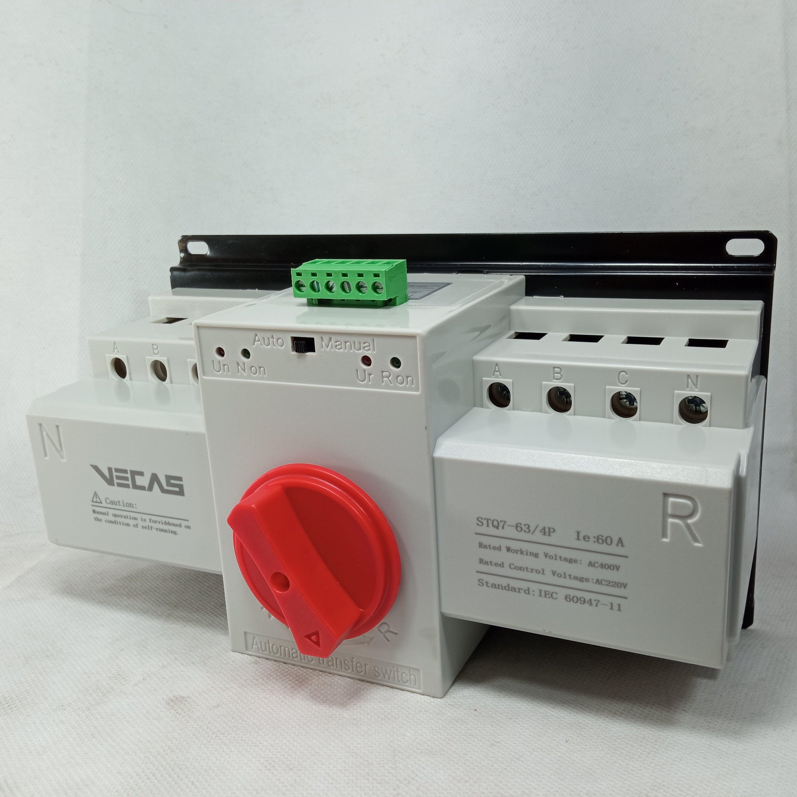 ATS SWITCH Automatic Transfer Switch VECAS STQ7 in Pakistan - 2P / 63A thumbnail 7