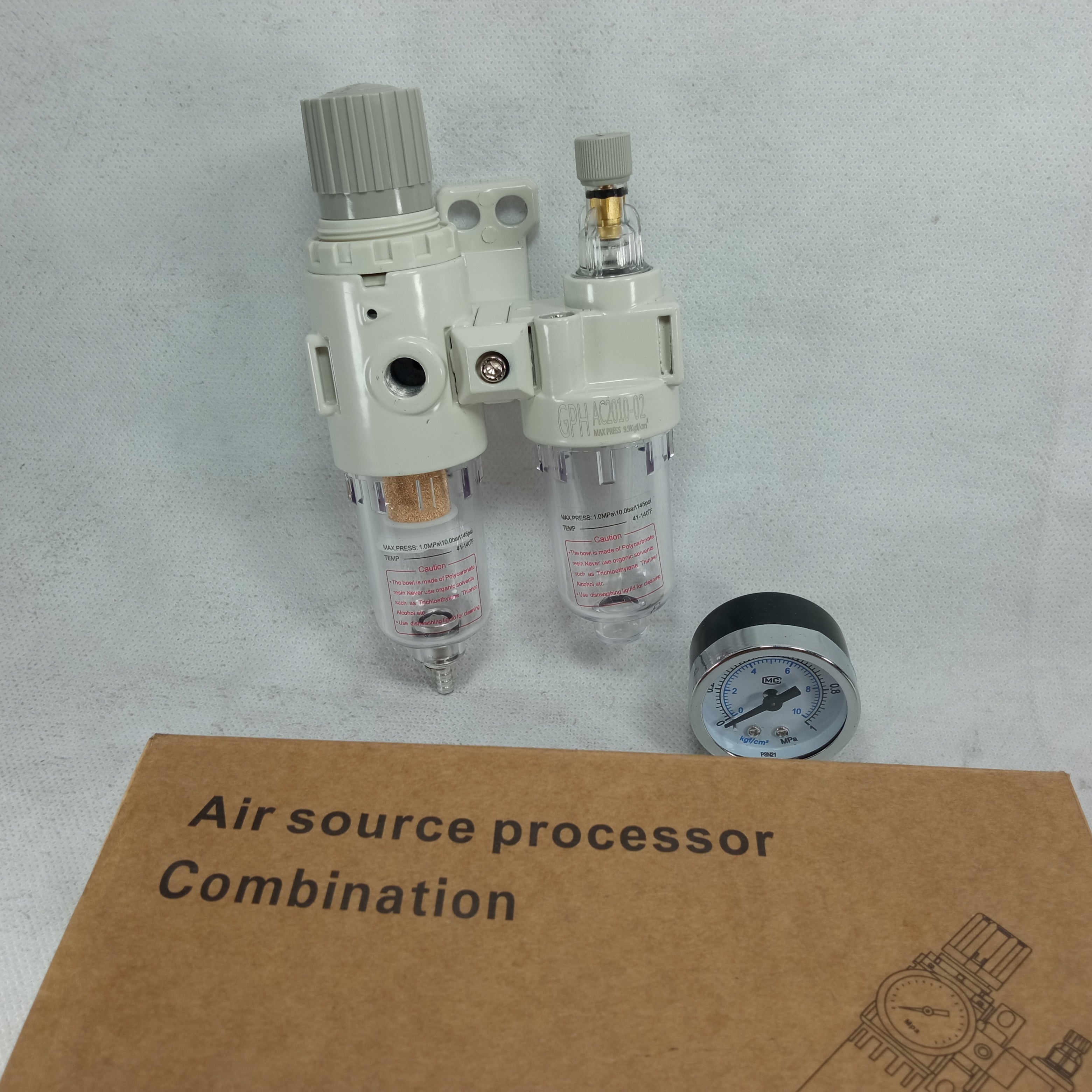 AC2010-02  Air Source Treatment Unit Air Filter Pressure Regulator in Pakistan