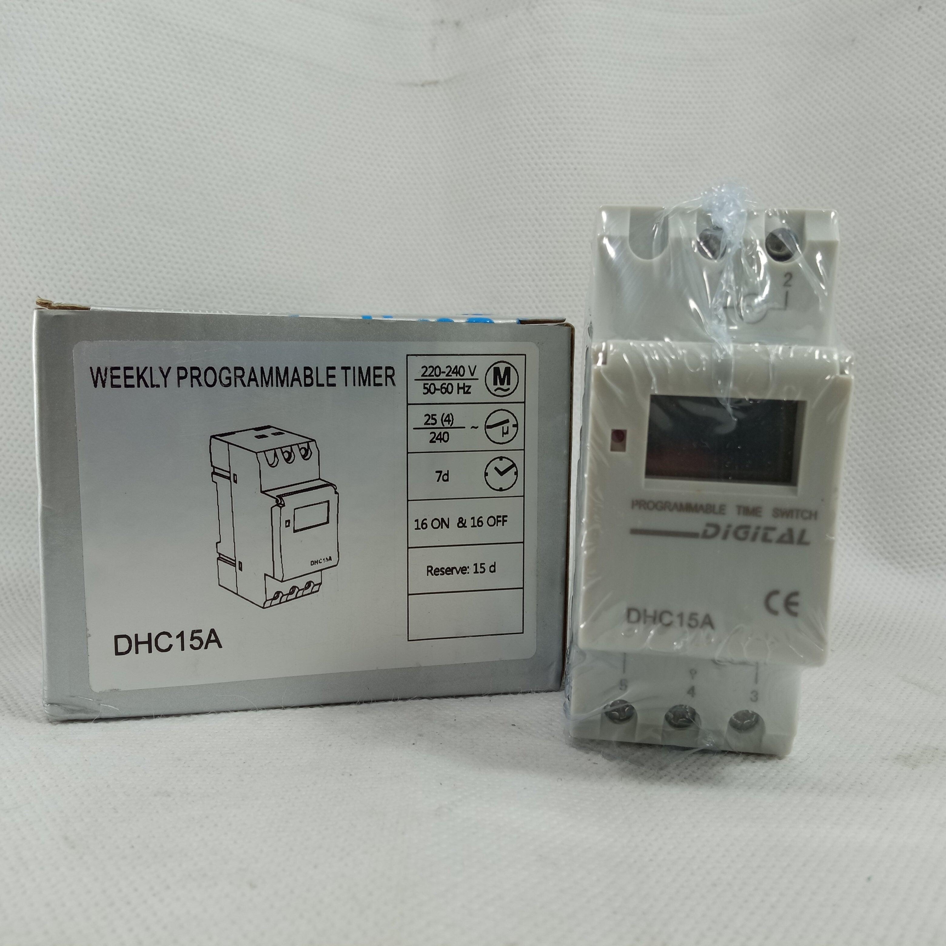 Boneega DHC15A Weekly Programmable Timer in Pakistan thumbnail 3