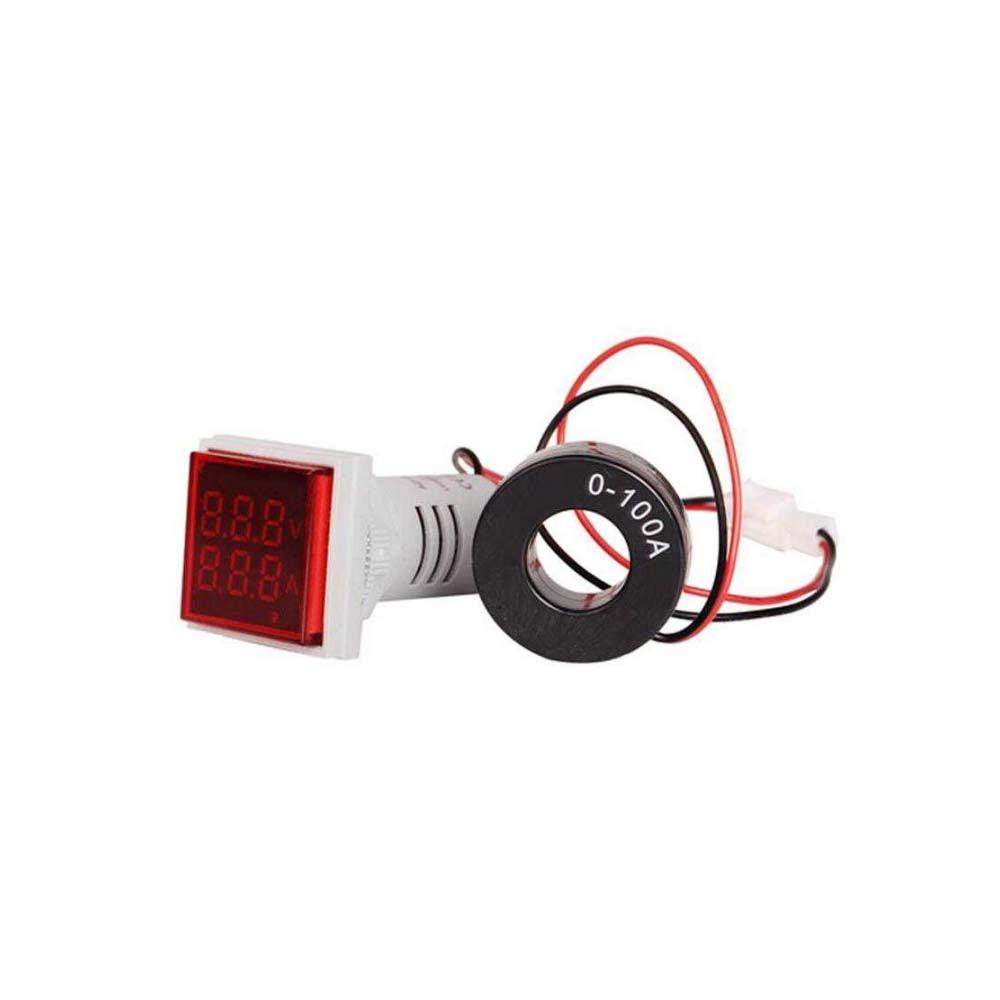 22MM Volt Ampere With CT Panel Light in Pakistan - RED