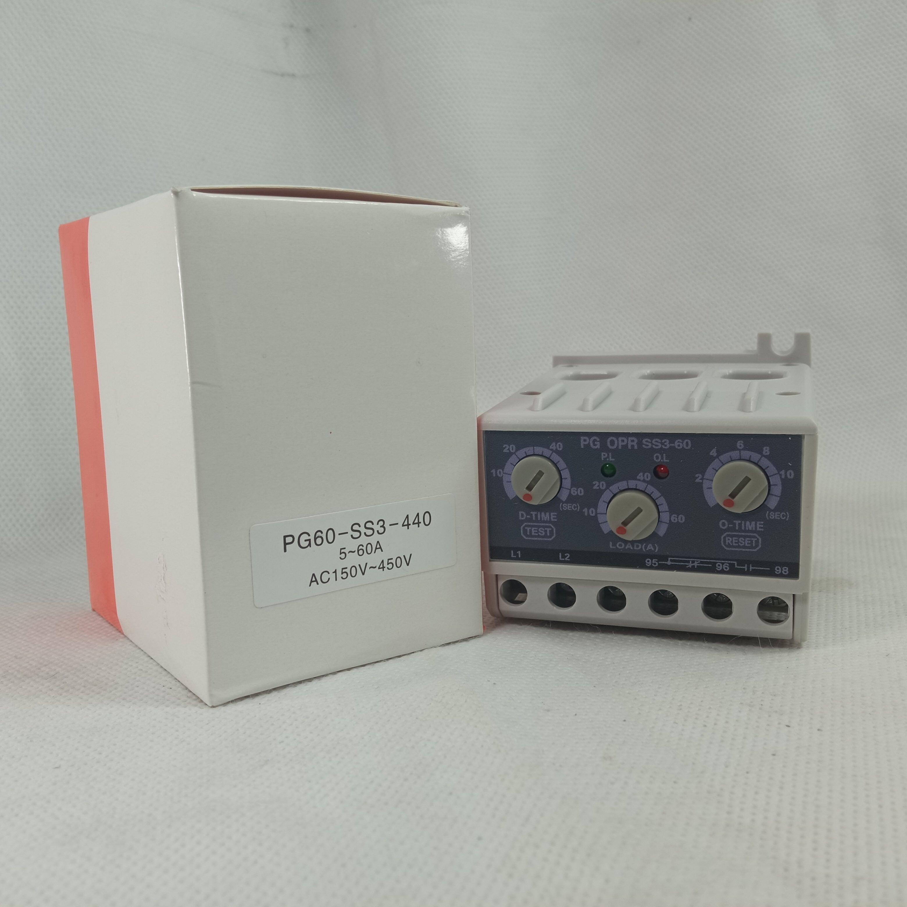 PG60 OPR-SS3 Electronic Digital Overload Relay EOCR in Pakistan - 0.5A-6.5A thumbnail 2