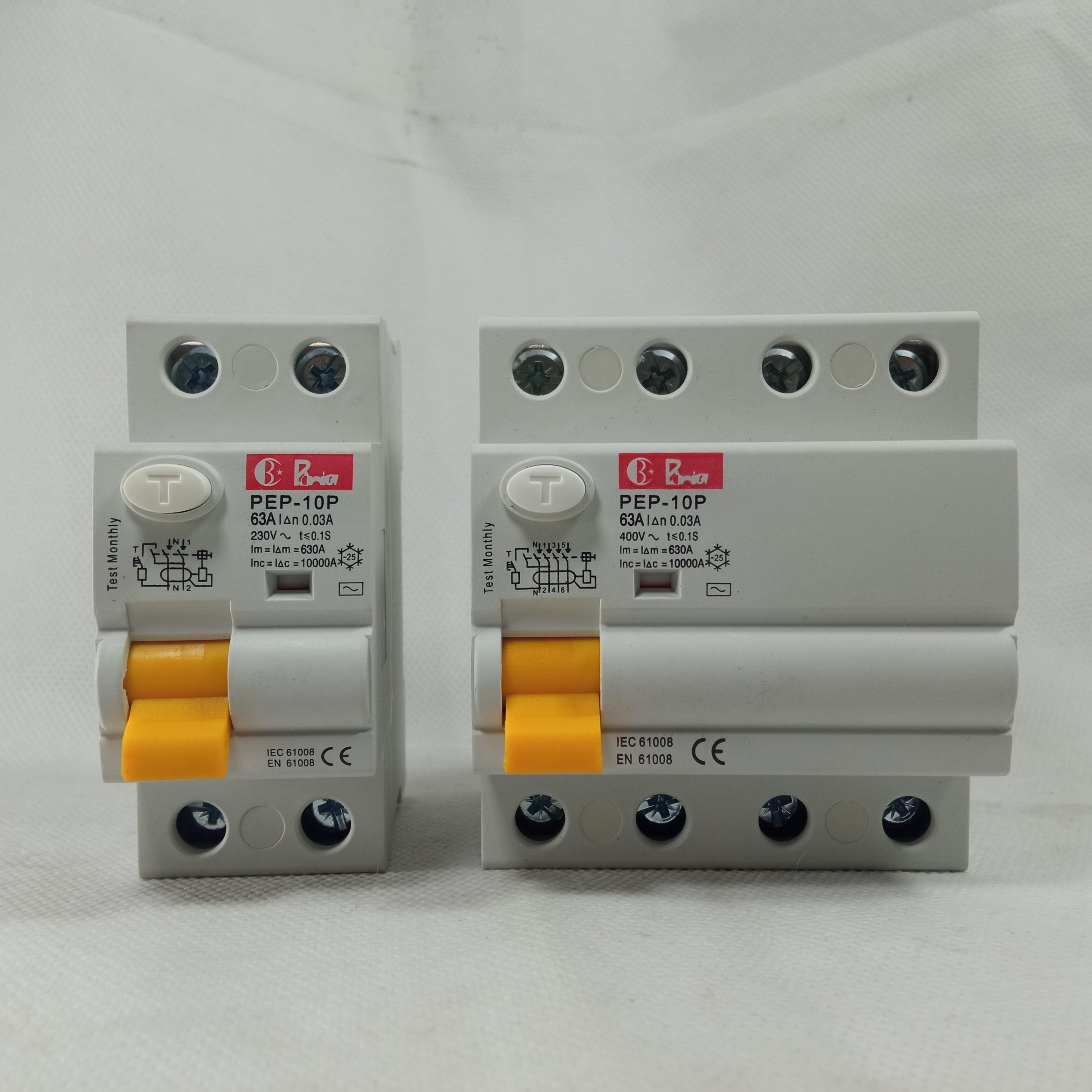 RCCB Earth Leakage Circuit Breaker BONEEGA in Pakistan - 4P / 63A thumbnail 6