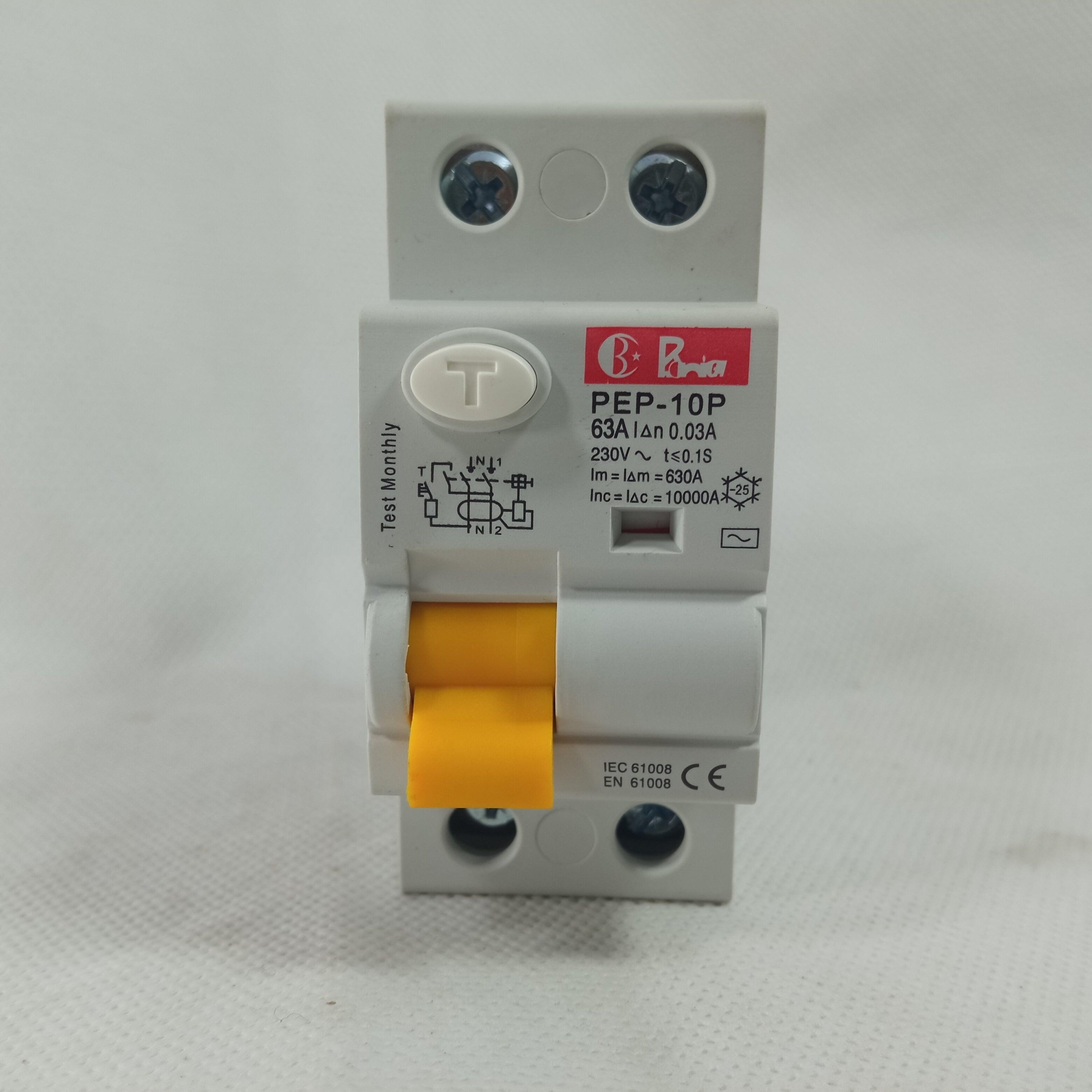 RCCB Earth Leakage Circuit Breaker BONEEGA in Pakistan - 4P / 63A thumbnail 7