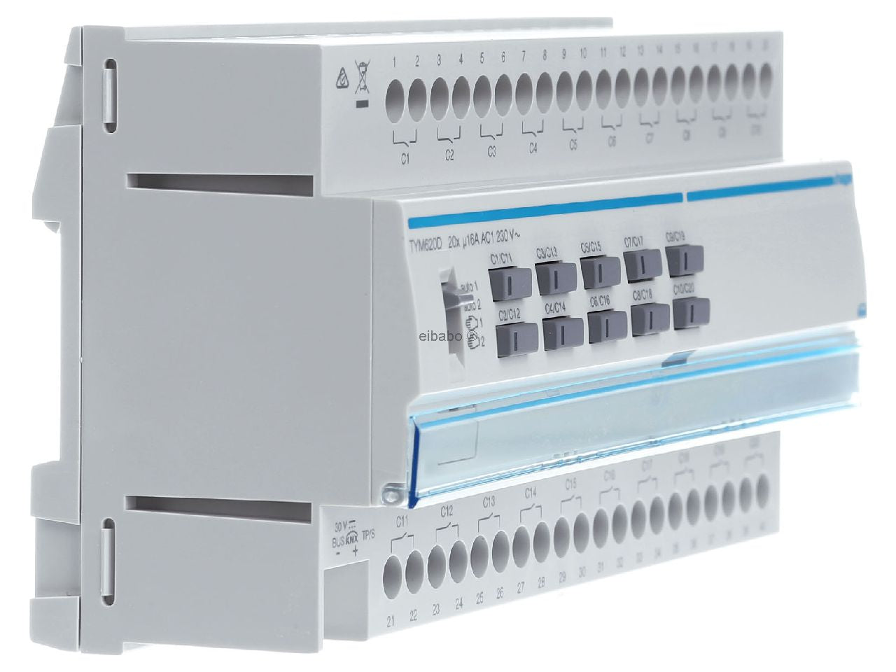 Hager TYM620D Switch Actuator 20 Gang 16 A C-Load no Manual in Pakistan thumbnail 3